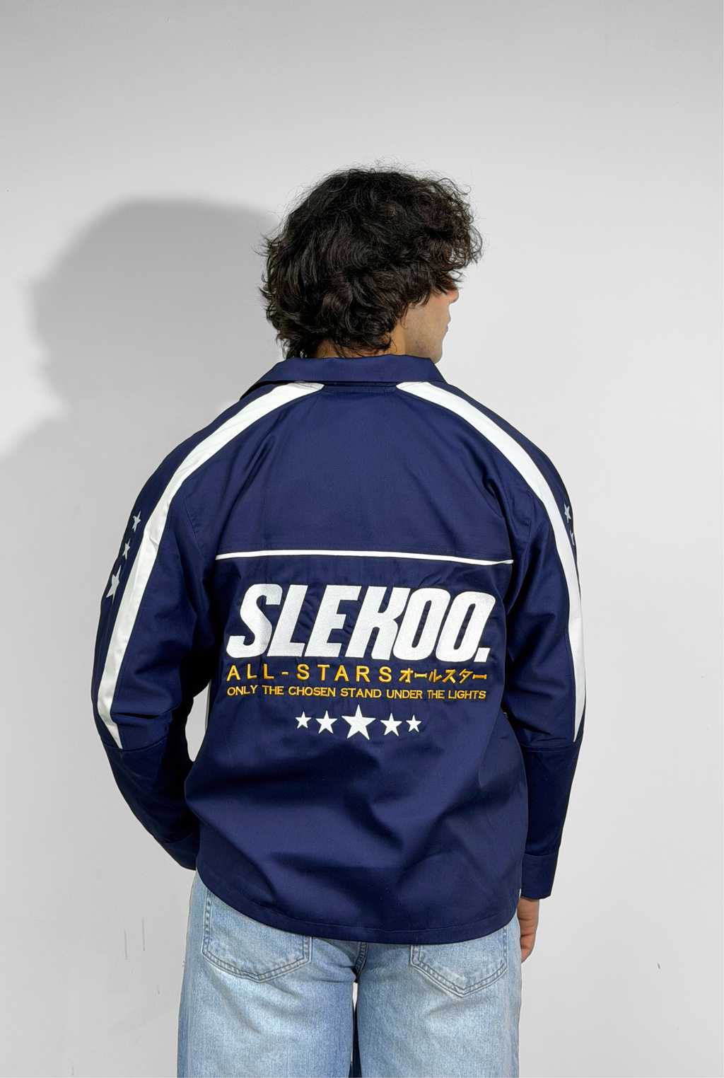 Unisex All-Stars Racing Jacket Navy Blue Edition