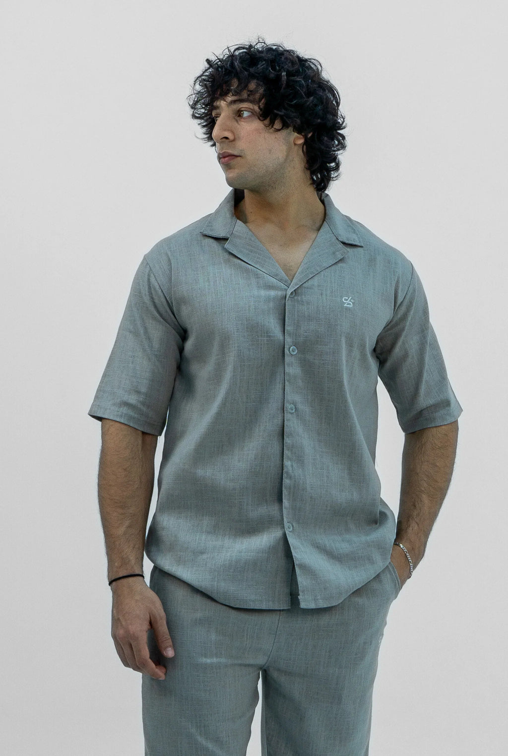 Men S25 Linen Shirt & Pants Set