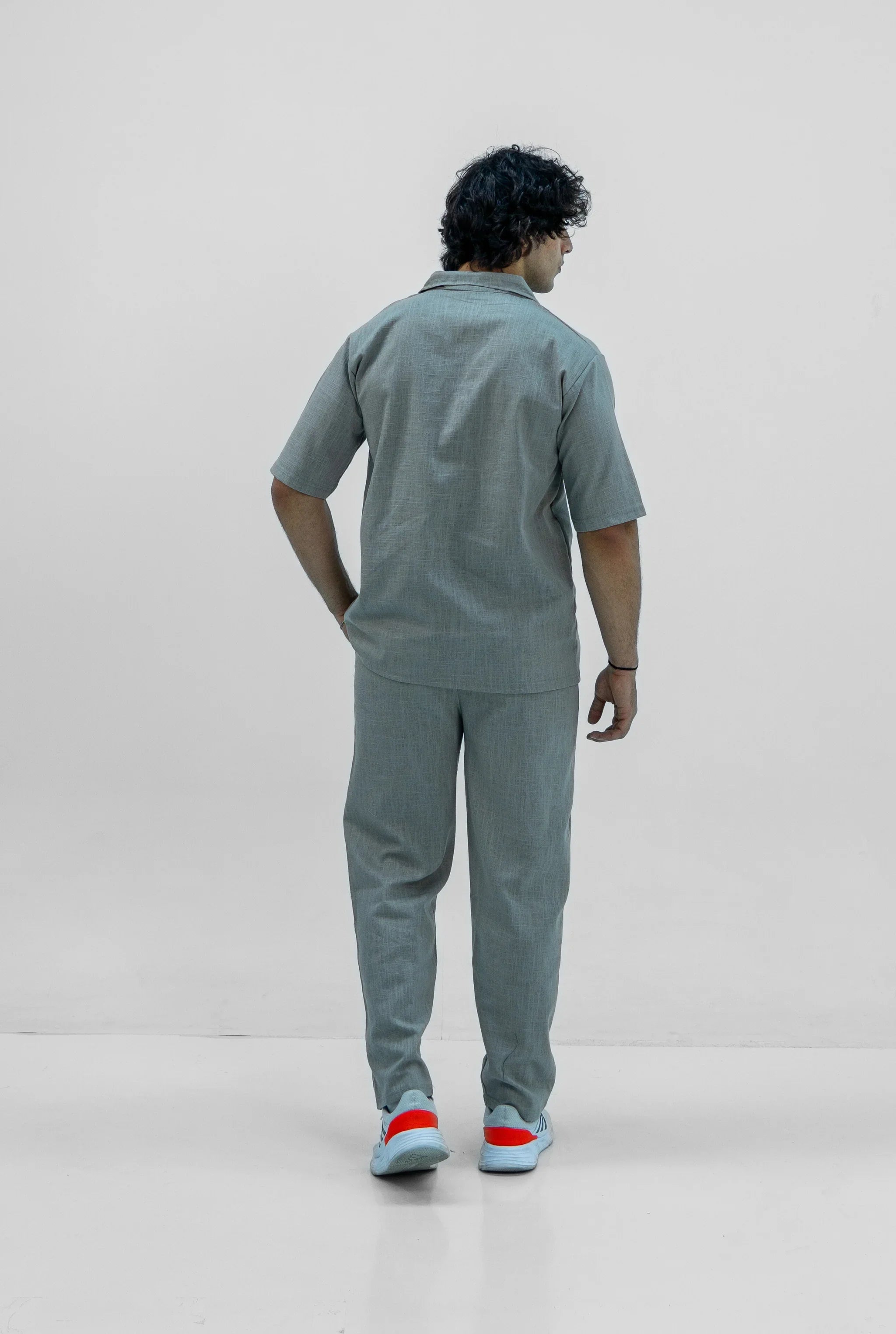 Men S25 Linen Shirt & Pants Set