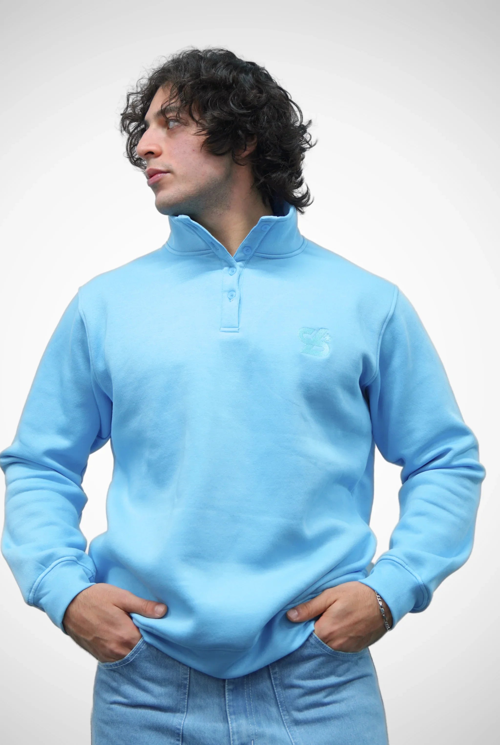 Unisex Signature Oversize High Neck Sweater