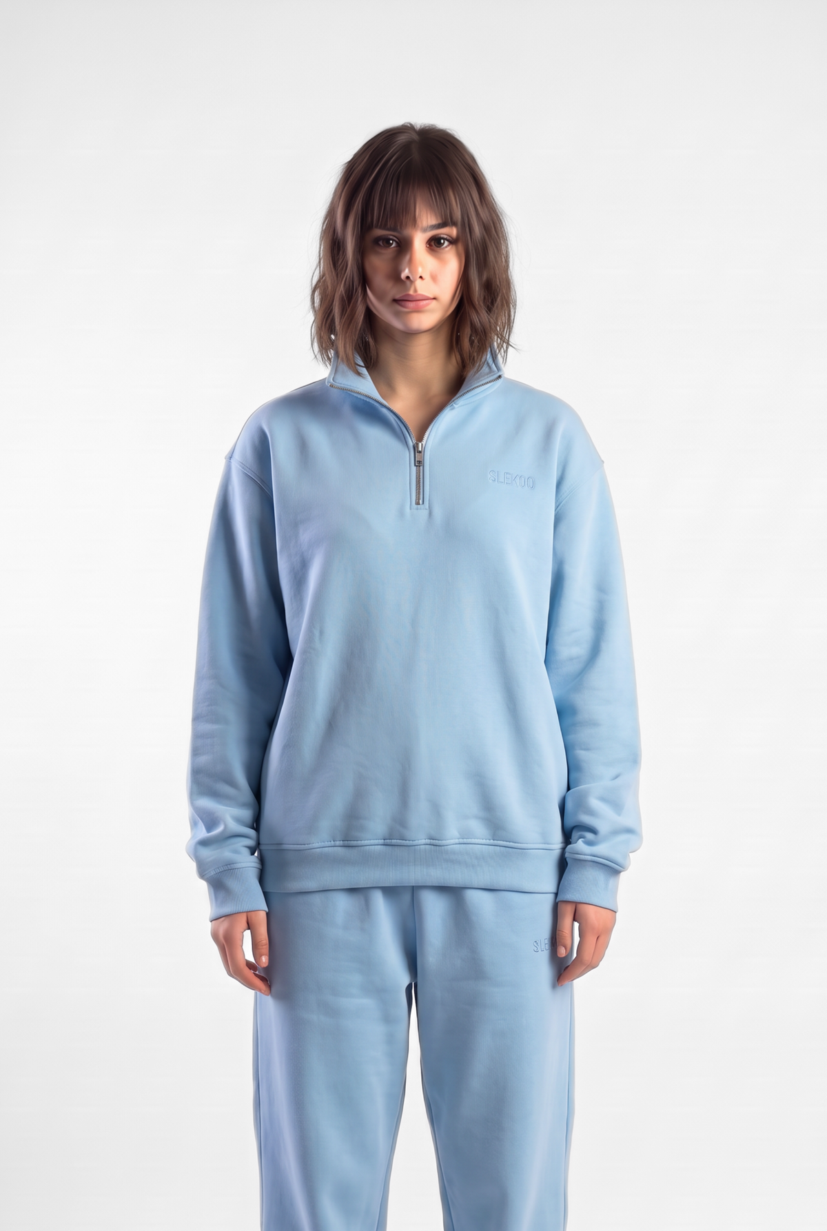 Basic Zipper Sweater