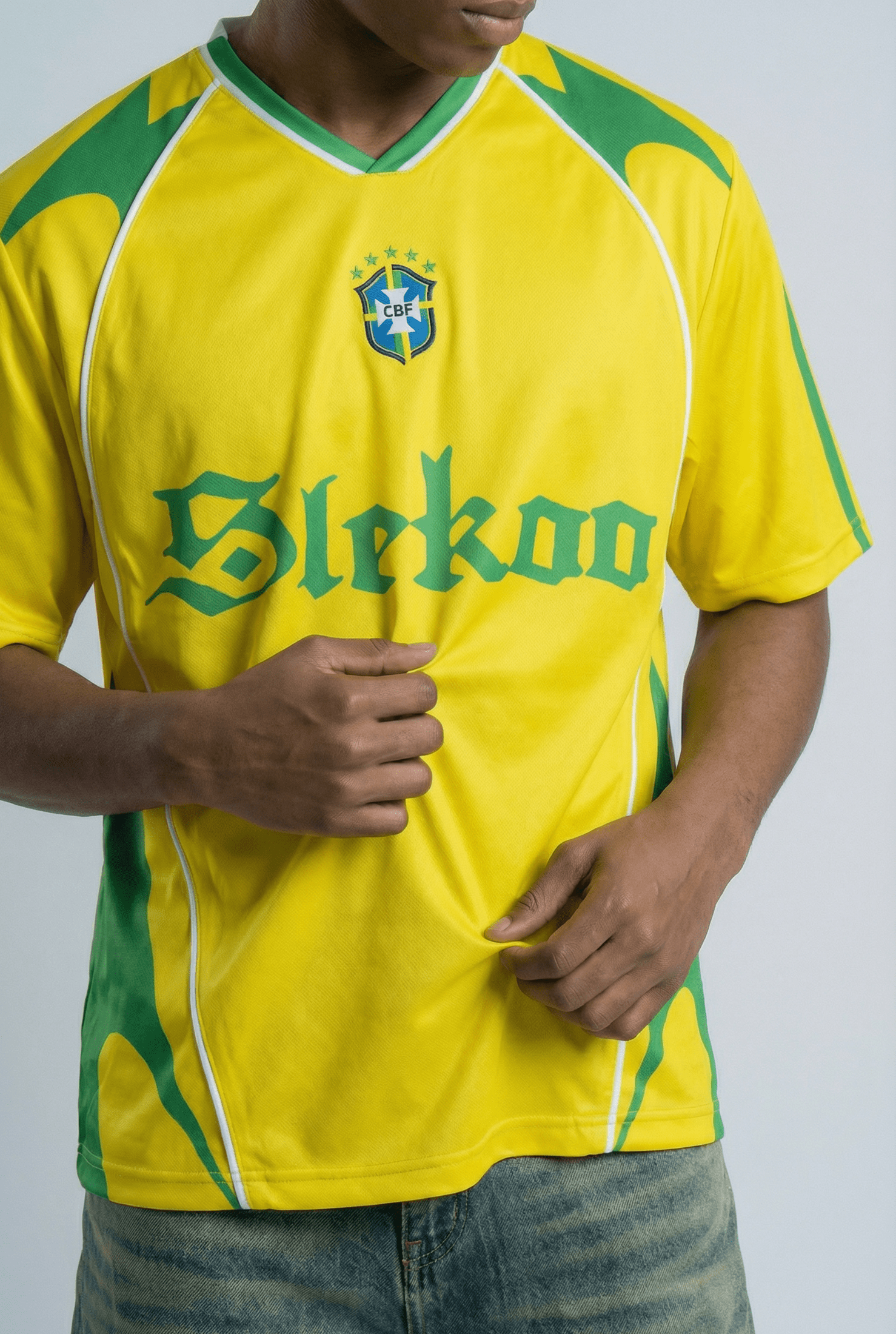 Brazil Inspired Oversize Jersey