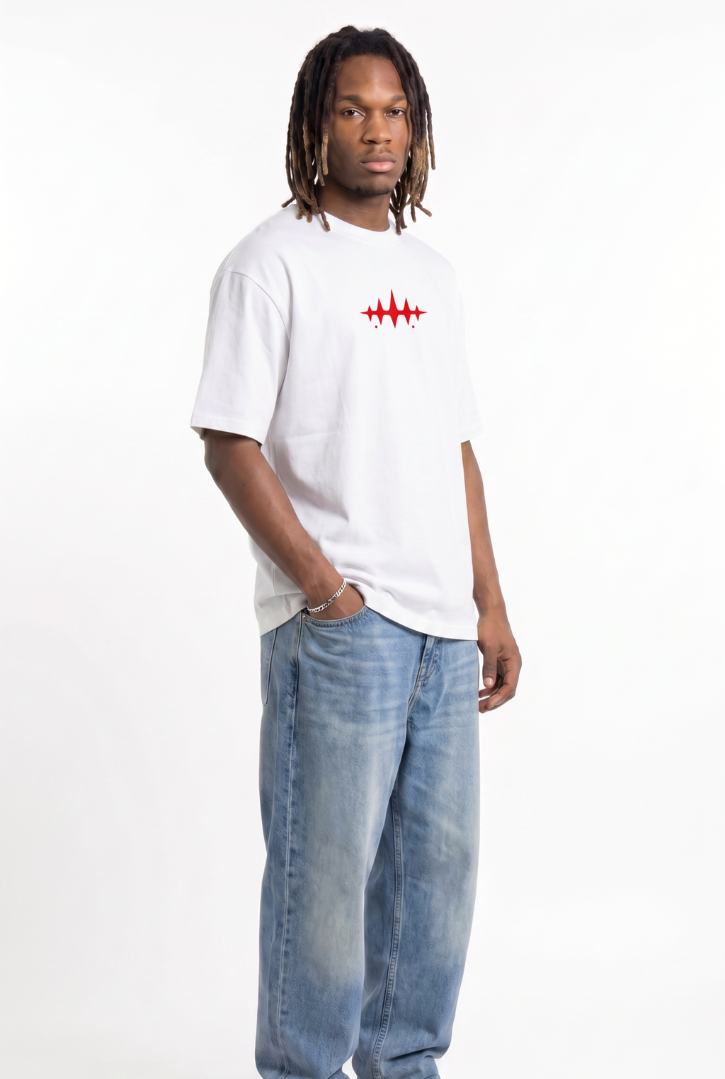 Unbreakable White Unisex Oversize T-Shirt