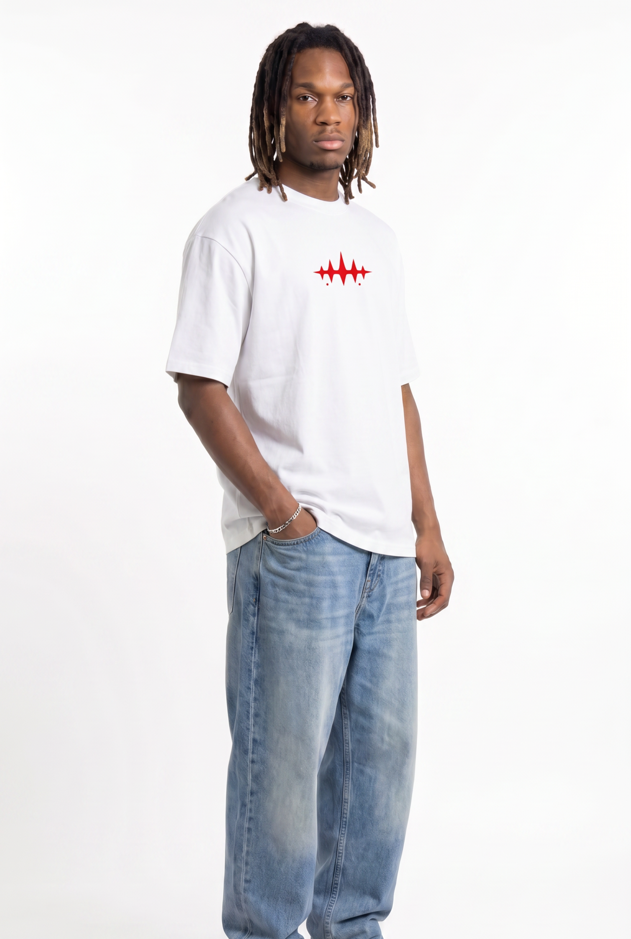 Unbreakable White Unisex Oversize T-Shirt