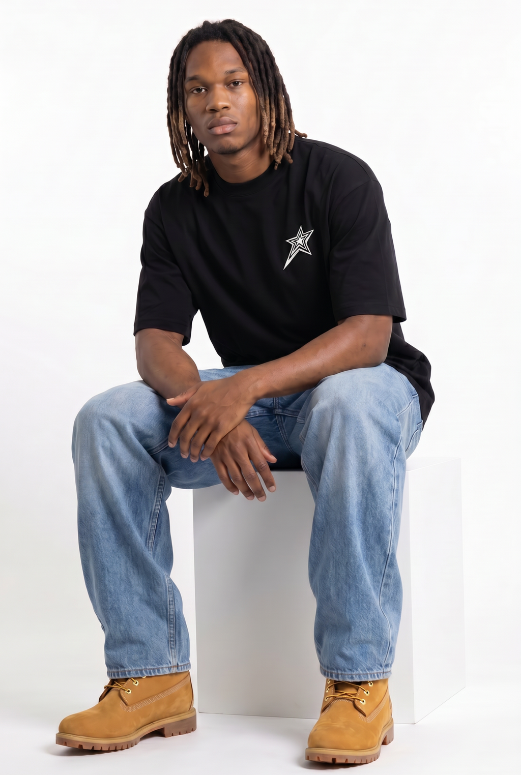 All-Stars Black Unisex Oversize T-Shirt