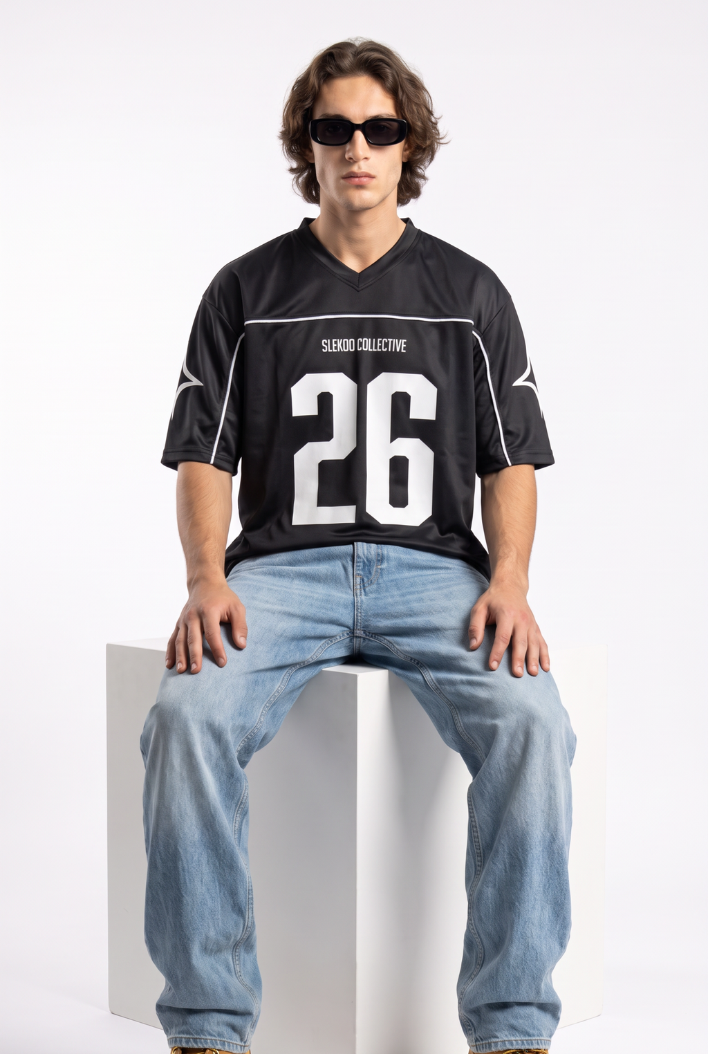 Collective 26 Black Oversize Jersey
