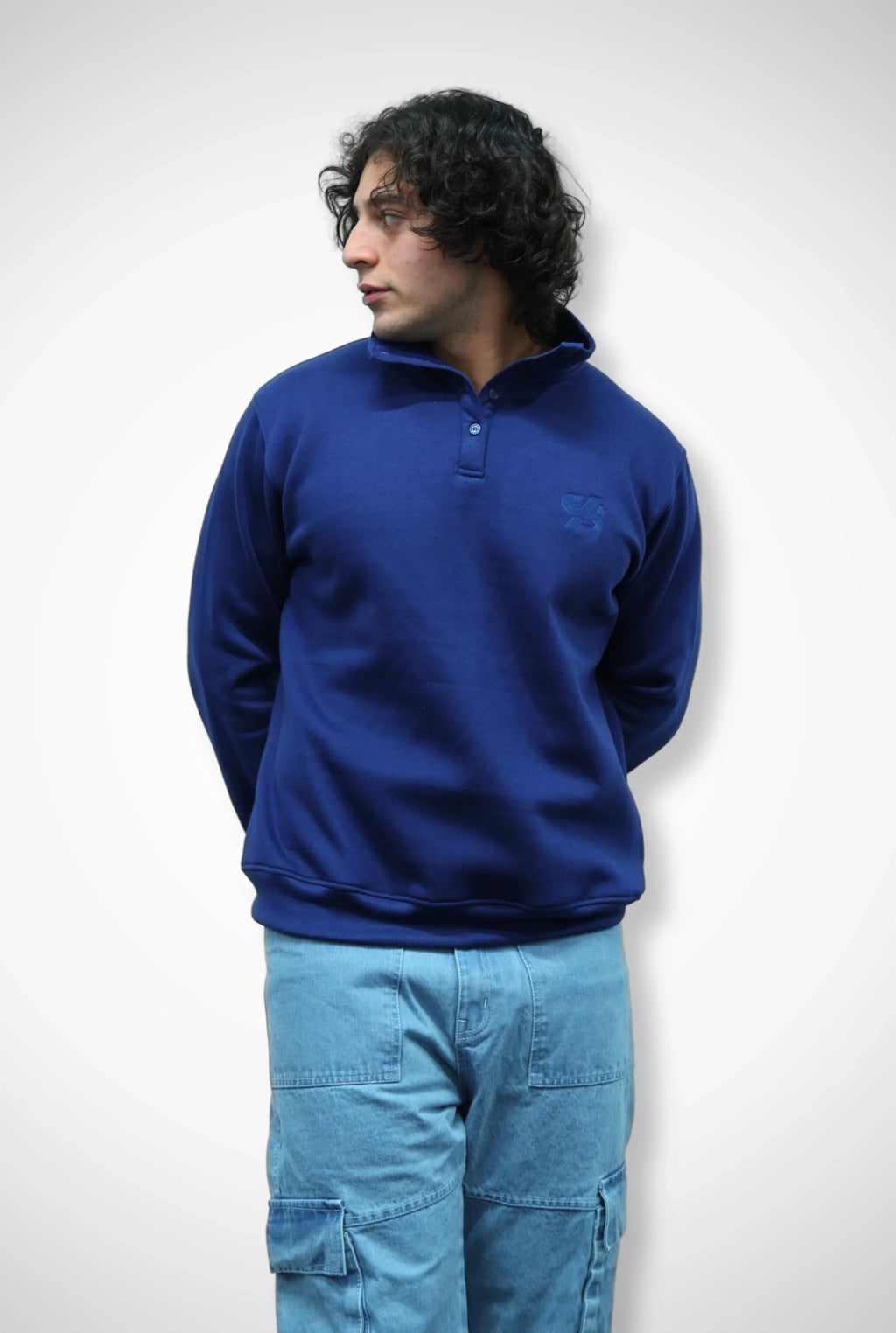 Unisex Signature Oversize High Neck Sweater