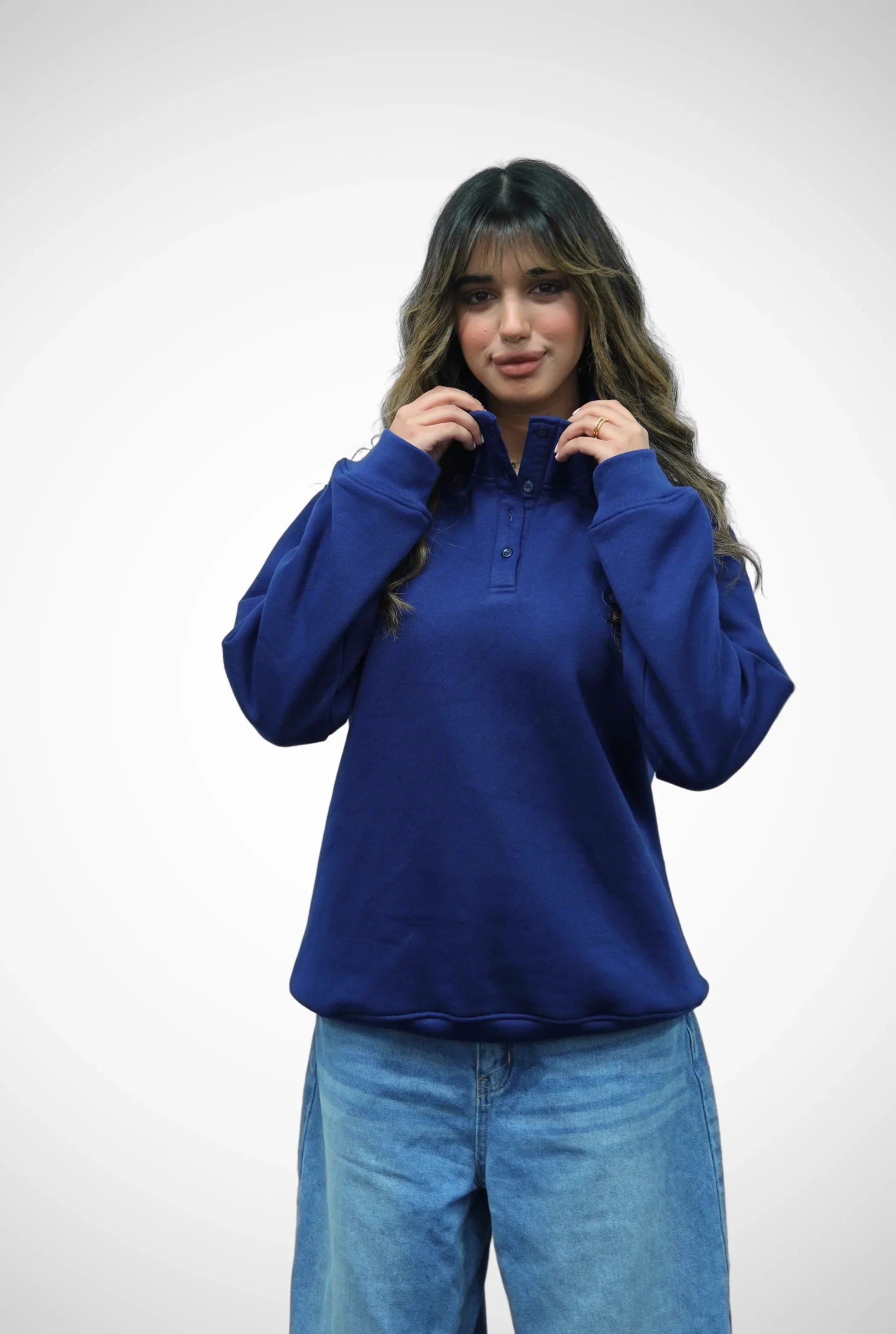 Unisex Signature Oversize High Neck Sweater