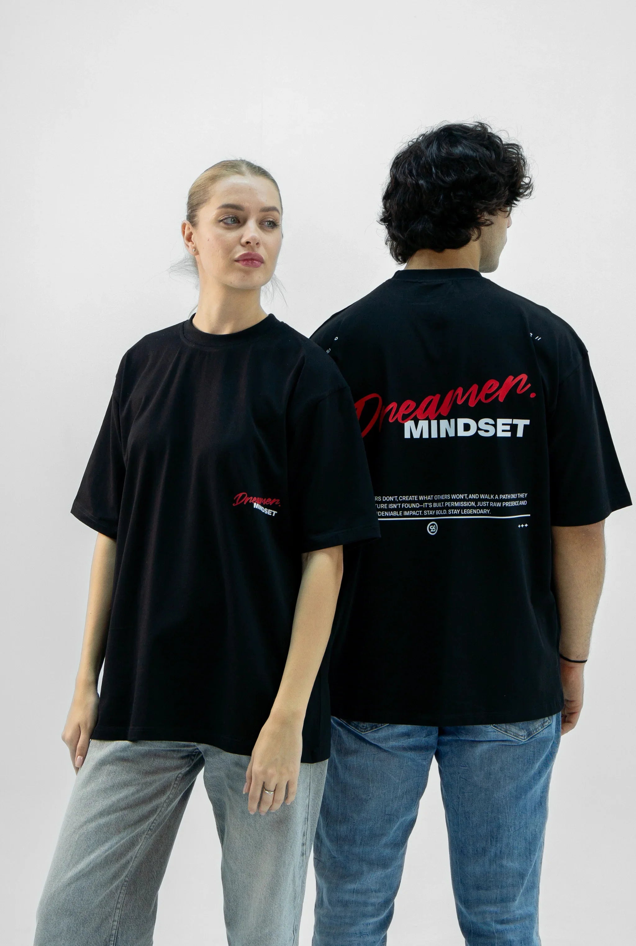 Unisex Dreamer's Mindset Oversize T-shirt