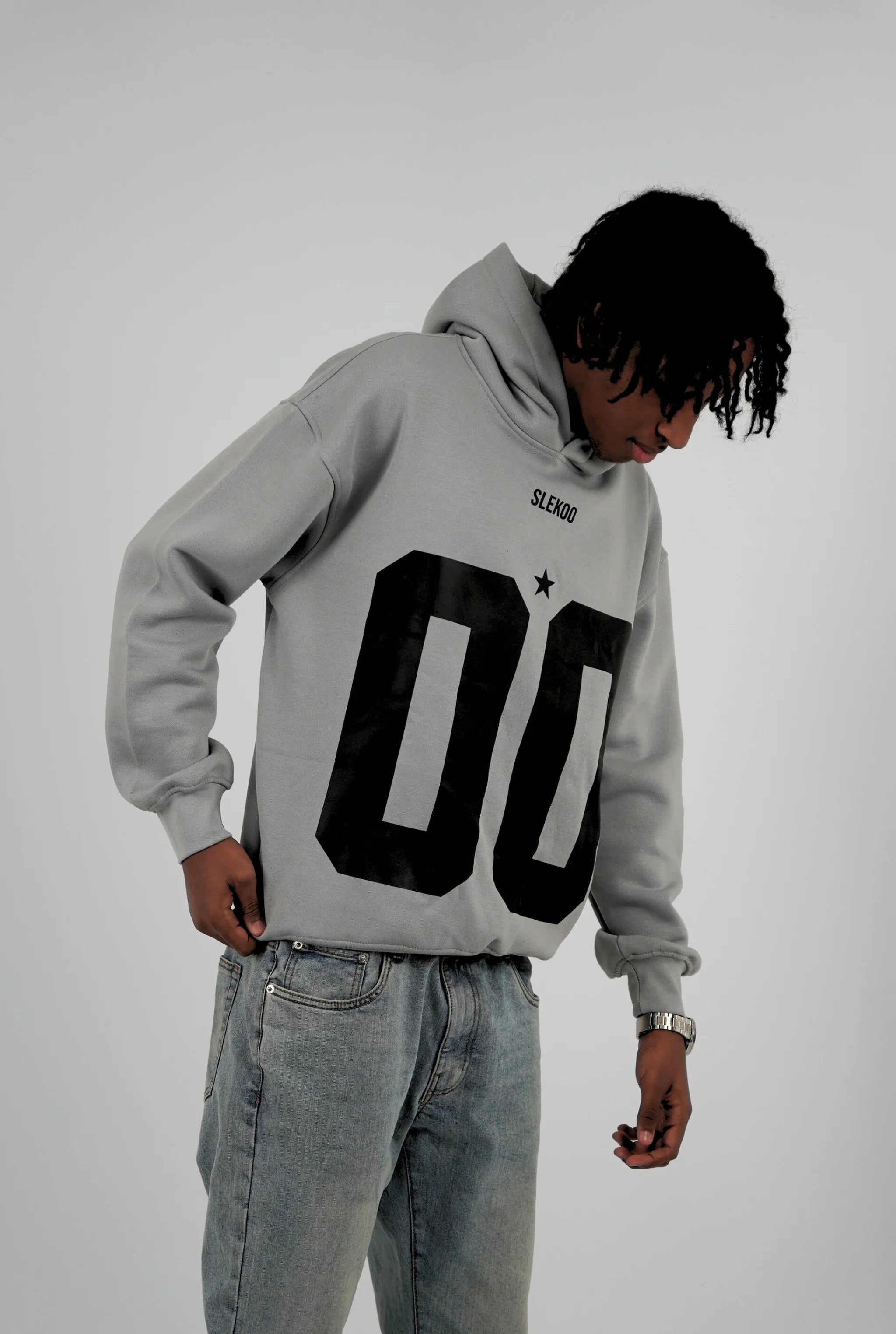 Unisex All-Stars Oversize Hoodie Steel Gray Edition