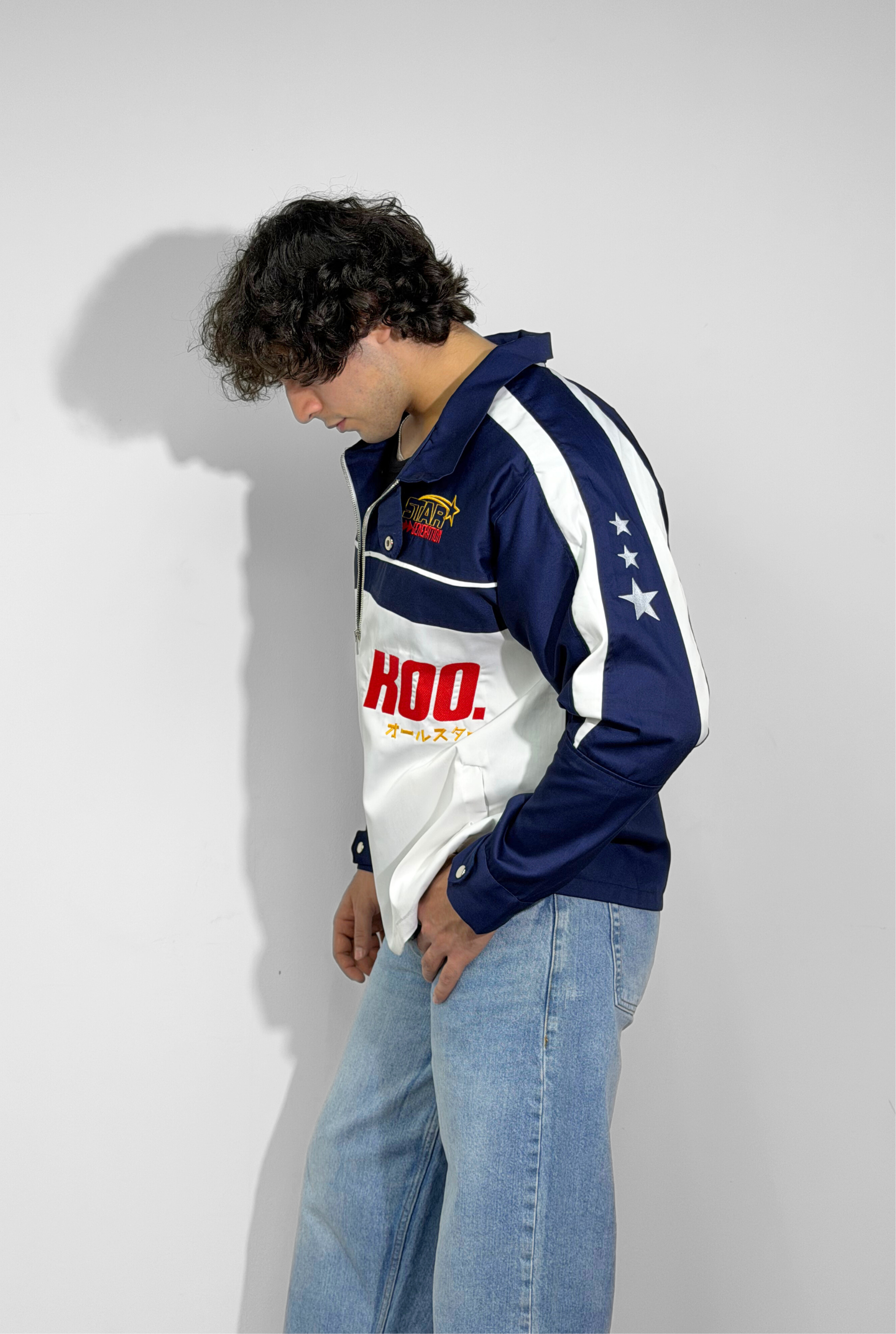 Unisex All-Stars Racing Jacket Navy Blue Edition