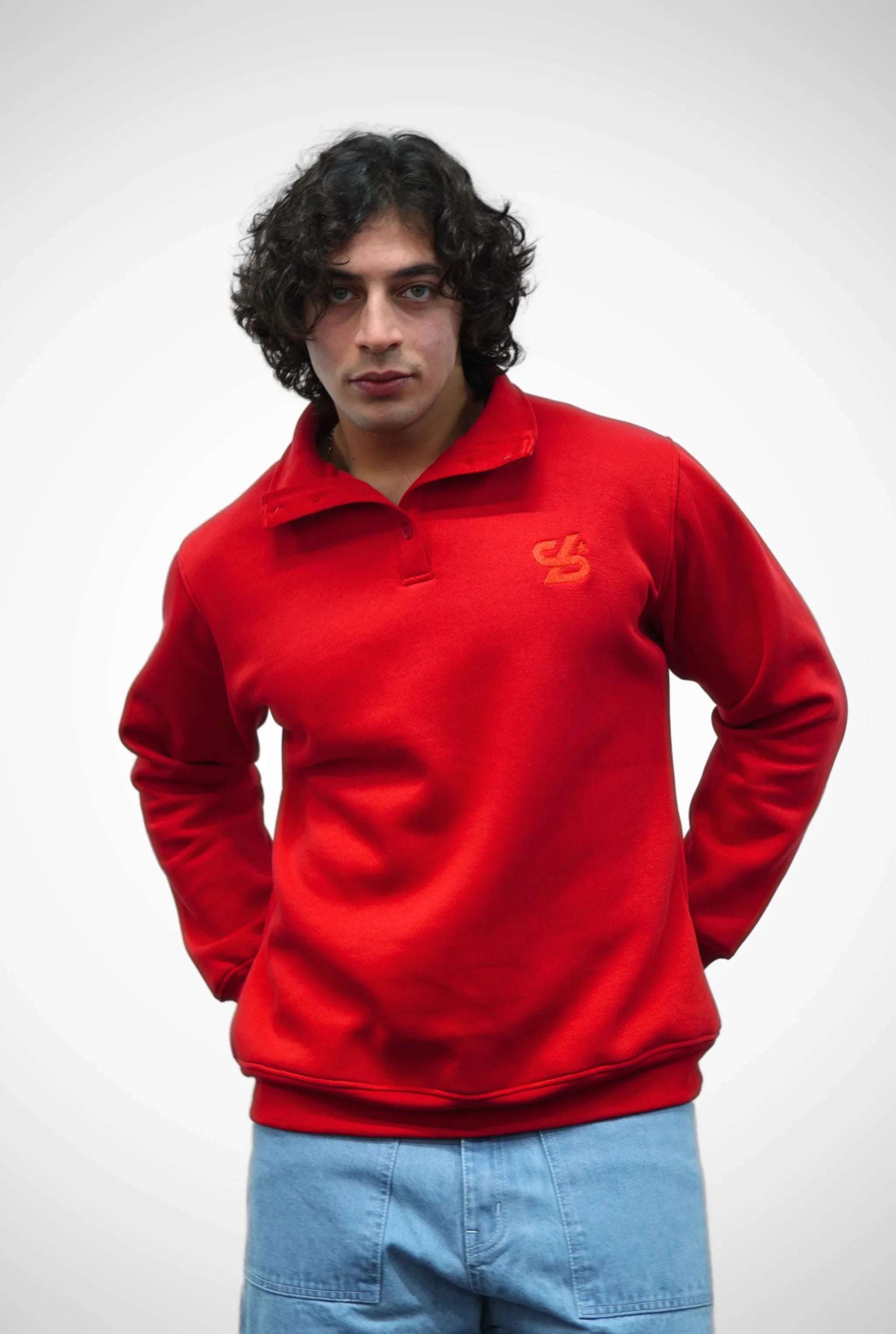 Unisex Signature Oversize High Neck Sweater