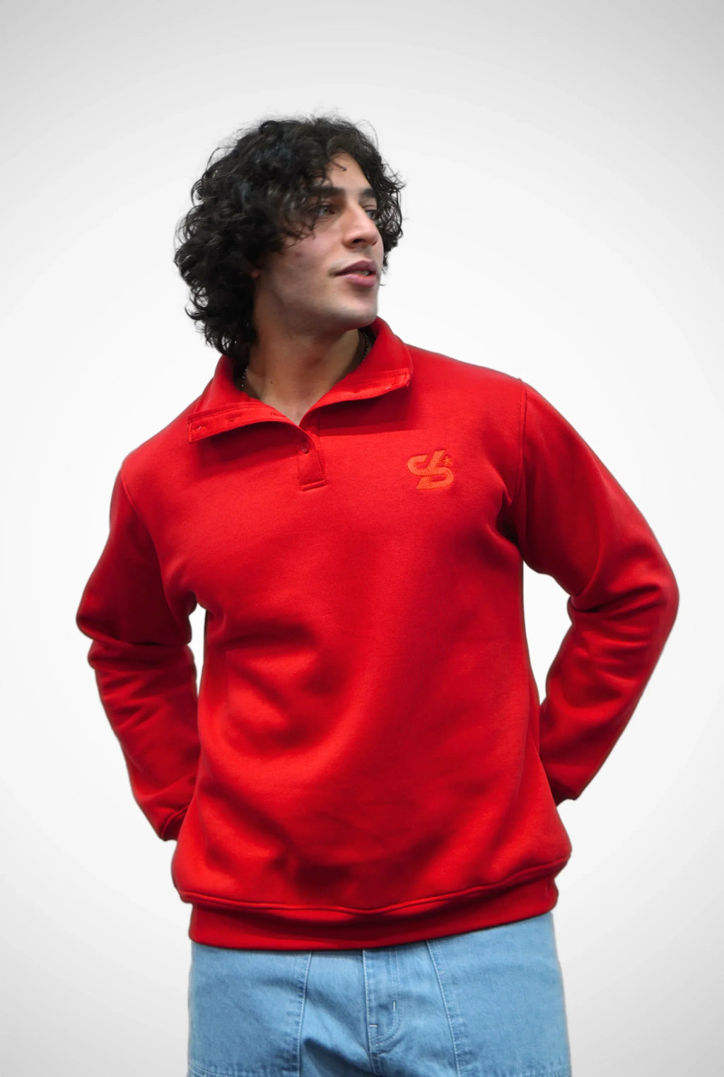 Unisex Signature Oversize High Neck Sweater