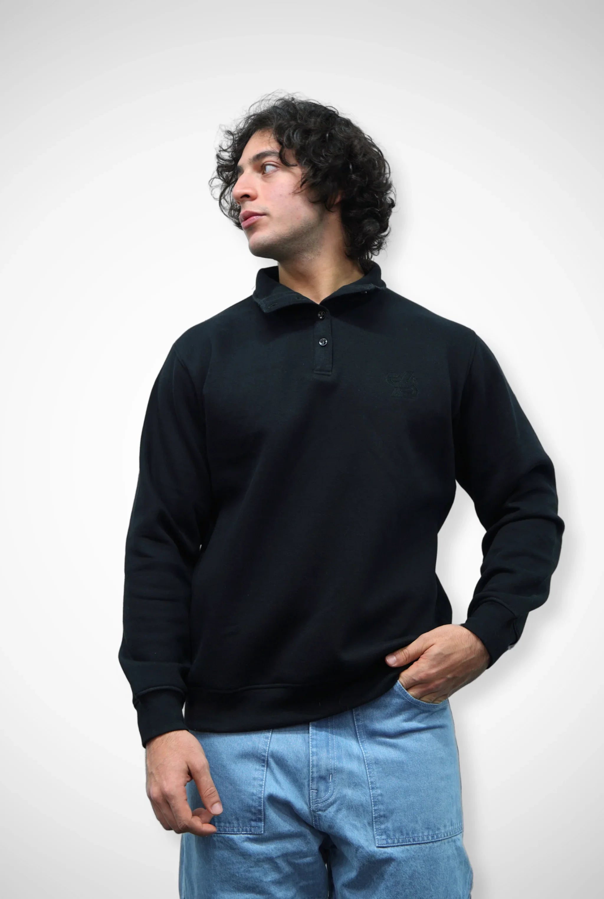 Unisex Signature Oversize High Neck Sweater