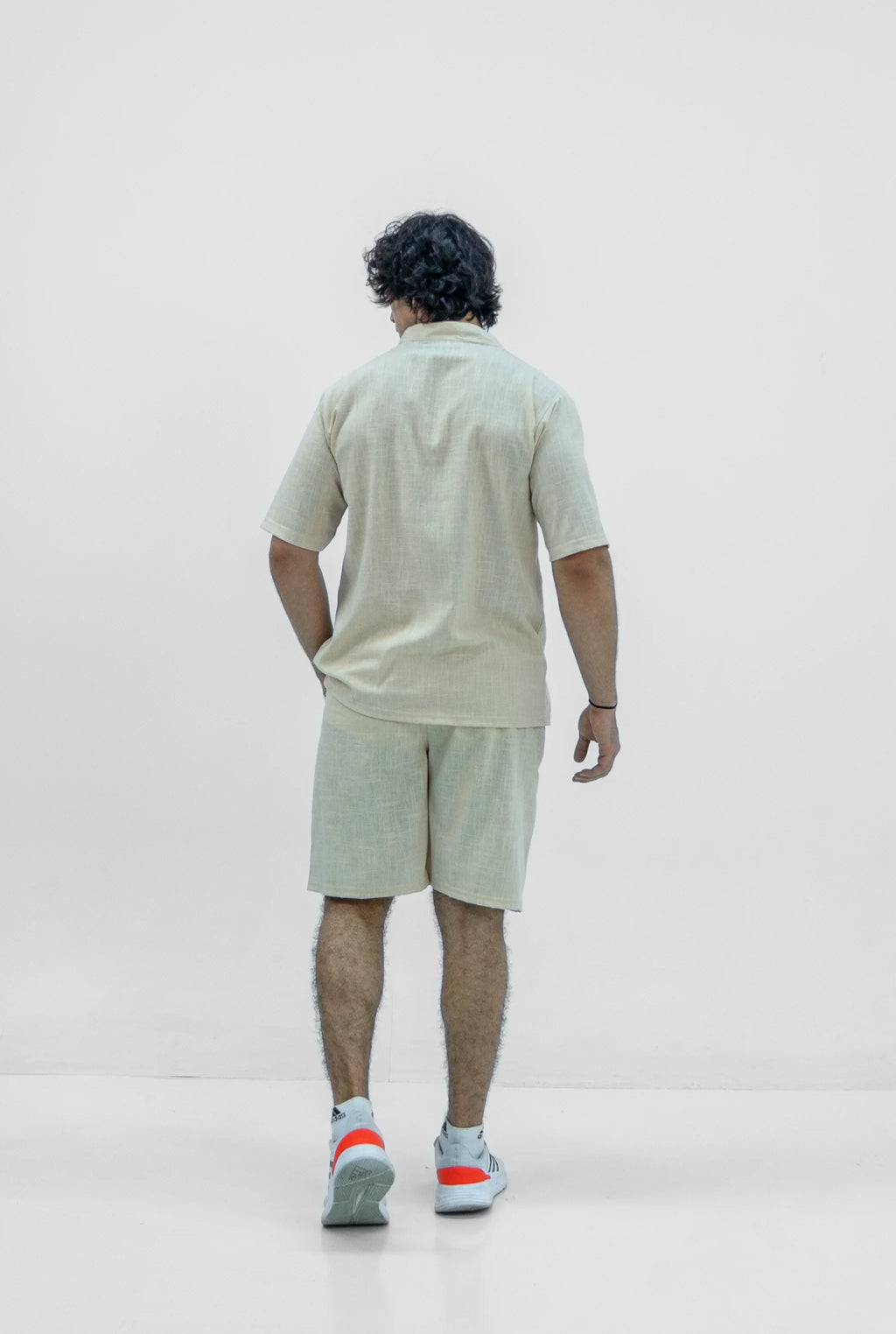 Men S25 Linen Shirt & Shorts Set
