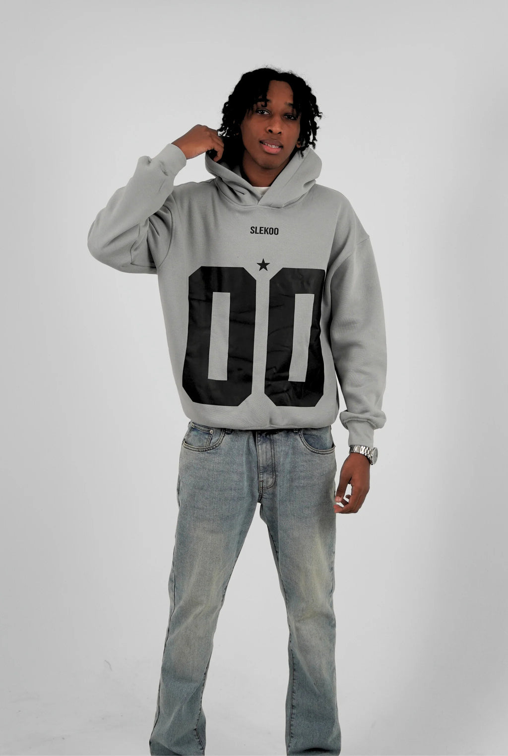 Unisex All-Stars Oversize Hoodie Steel Gray Edition