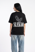 Eagle Black Unisex Oversize T-Shirt