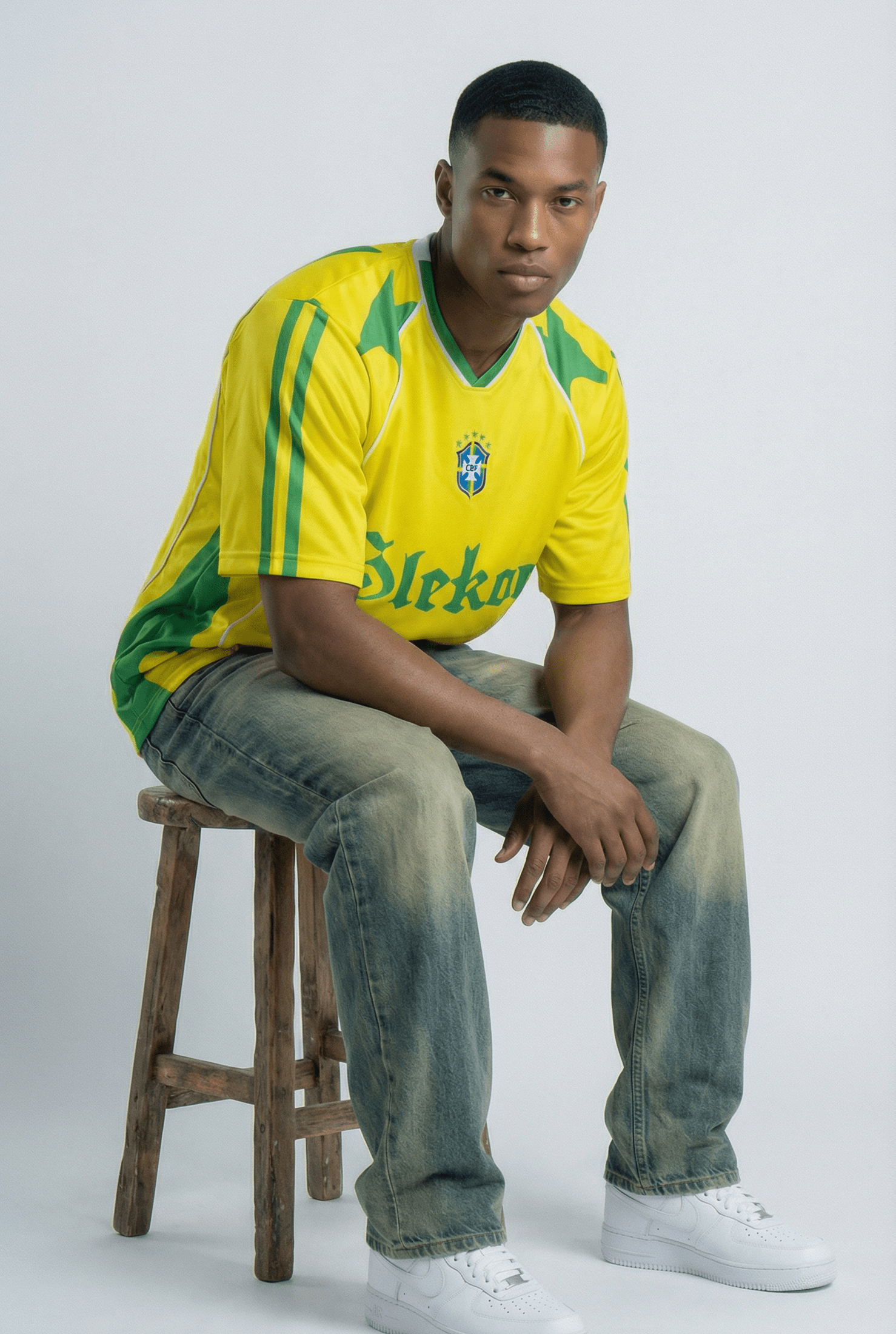 Brazil Inspired Oversize Jersey