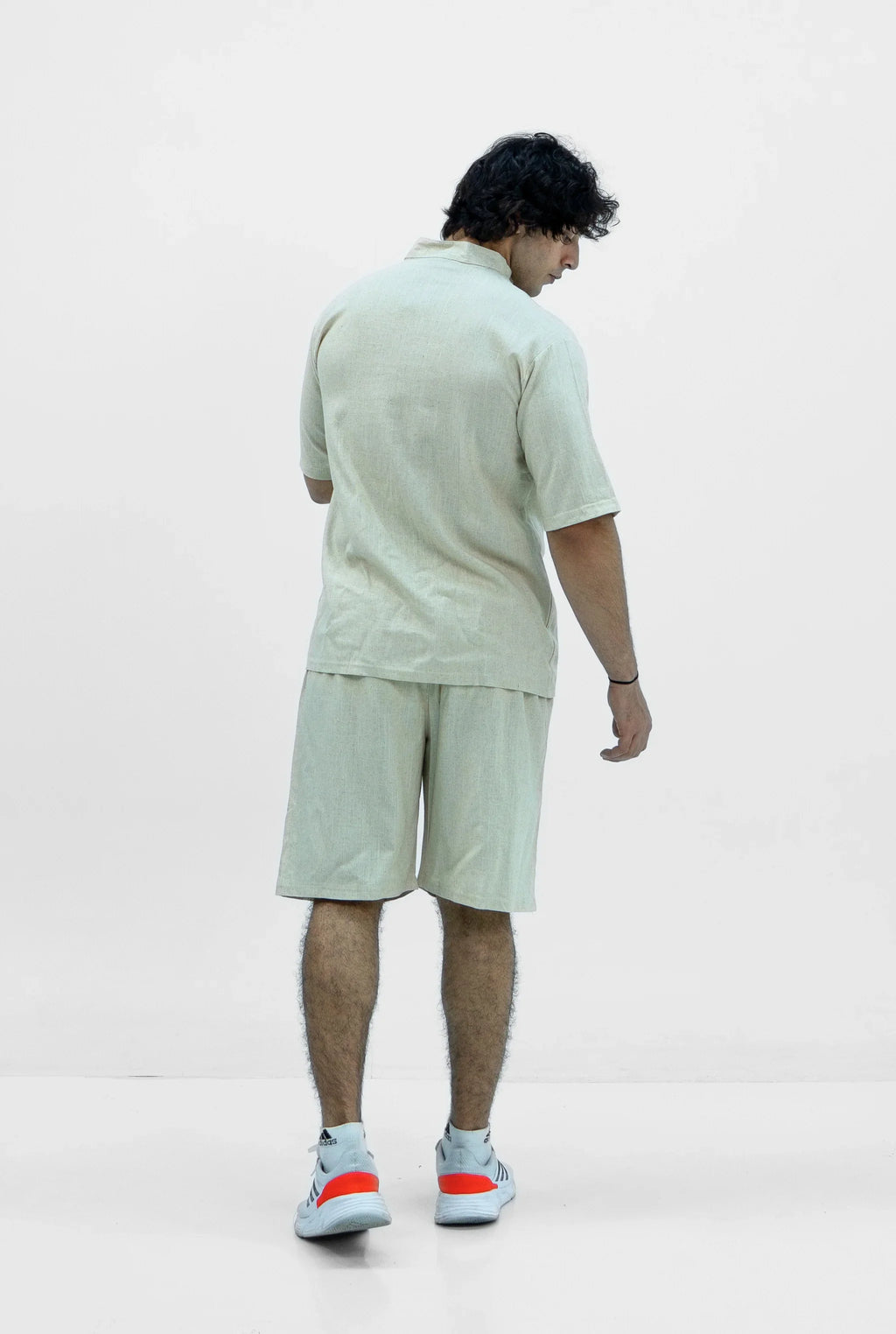 Men S25 Linen Shirt & Shorts Set