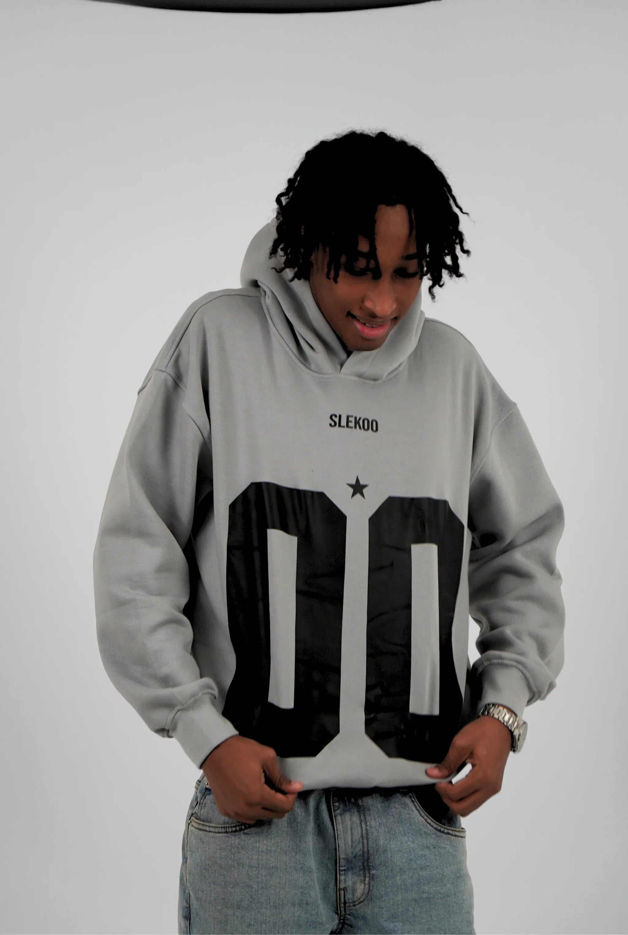 Unisex All-Stars Oversize Hoodie Steel Gray Edition
