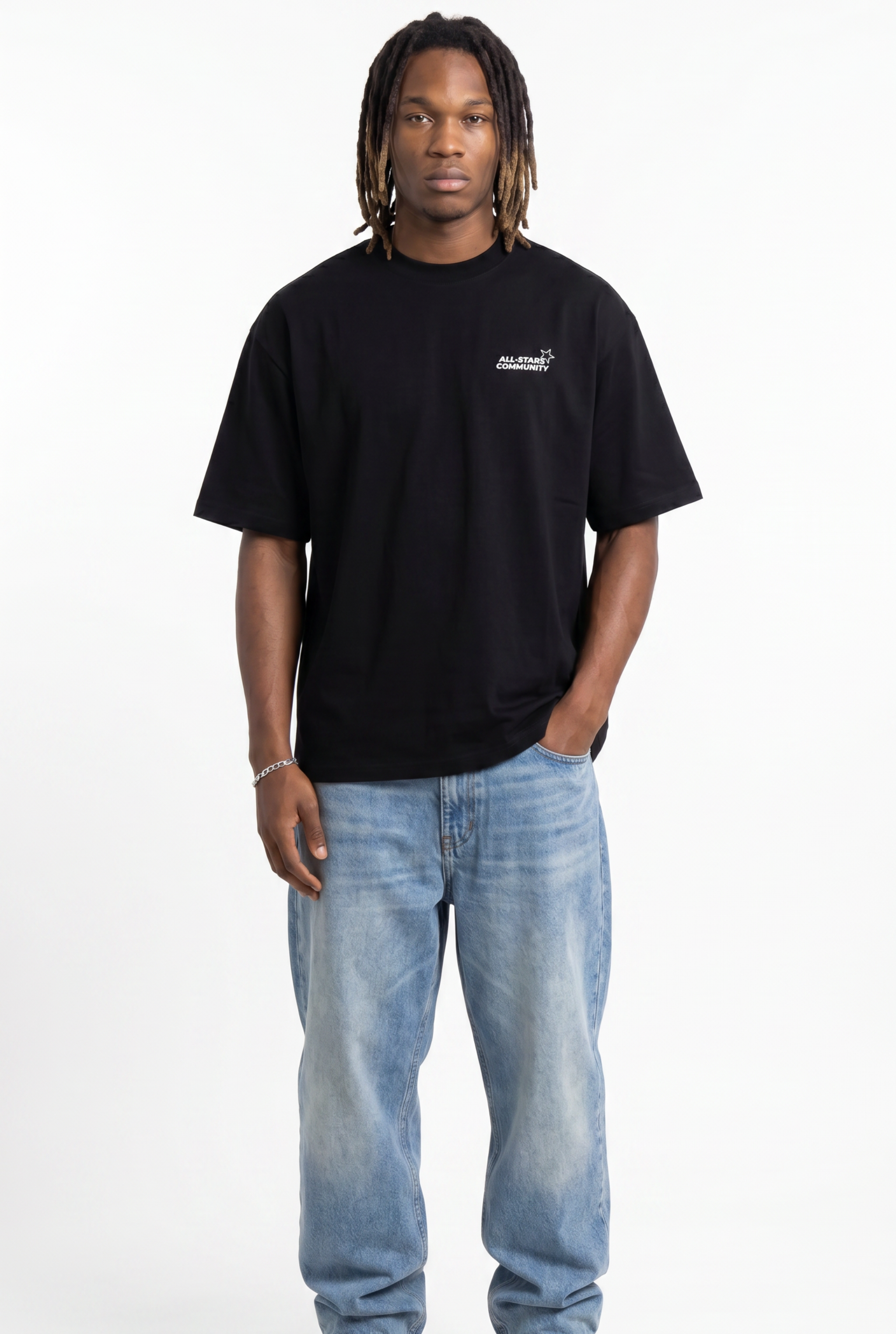 All-Stars Black Unisex Oversize T-Shirt