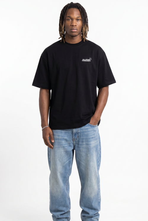 All-Stars Black Unisex Oversize T-Shirt
