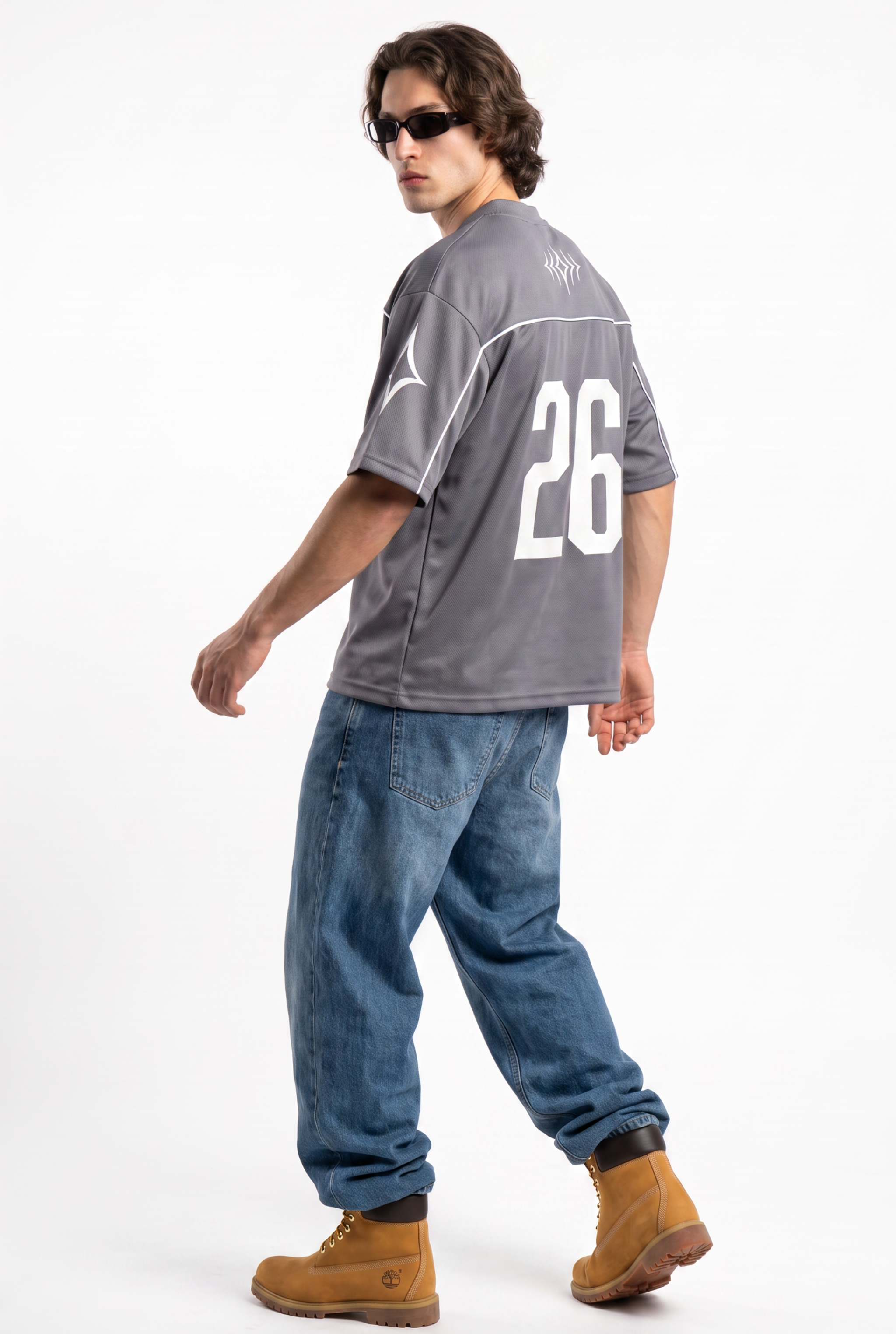 Collective 26 Icy Silver Oversize Jersey