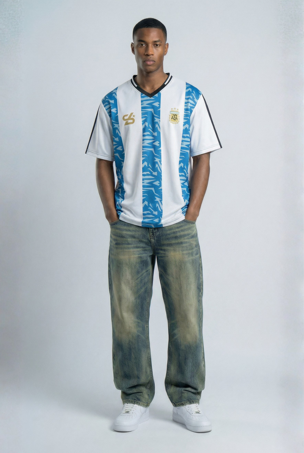 Argentina Inspired Oversize Jersey