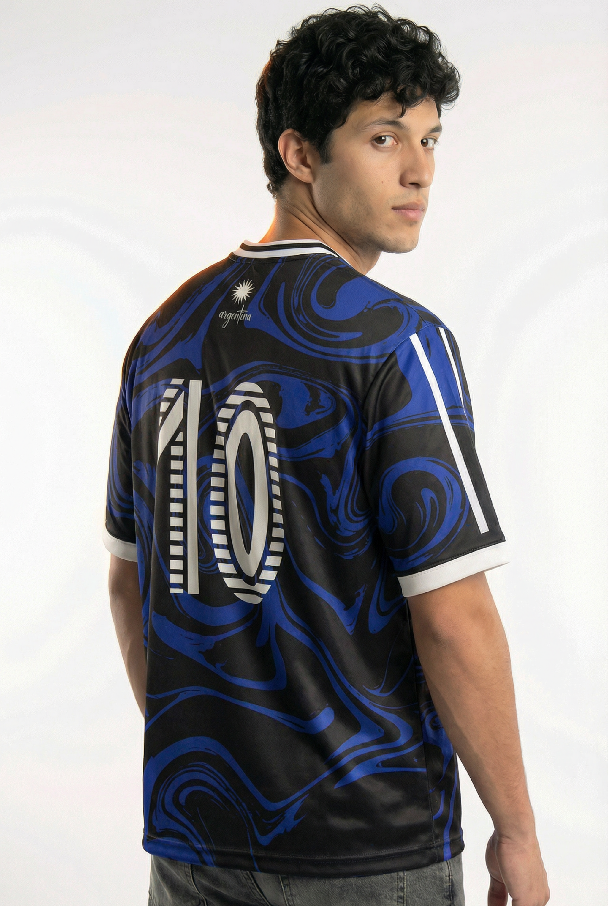 Black Edition Argentina Inspired Oversize Jersey