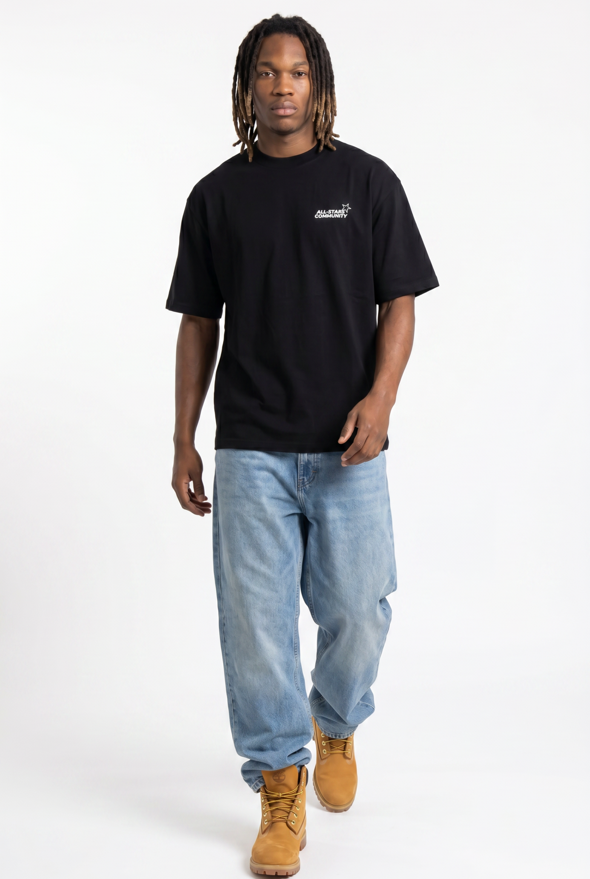 All-Stars Black Unisex Oversize T-Shirt