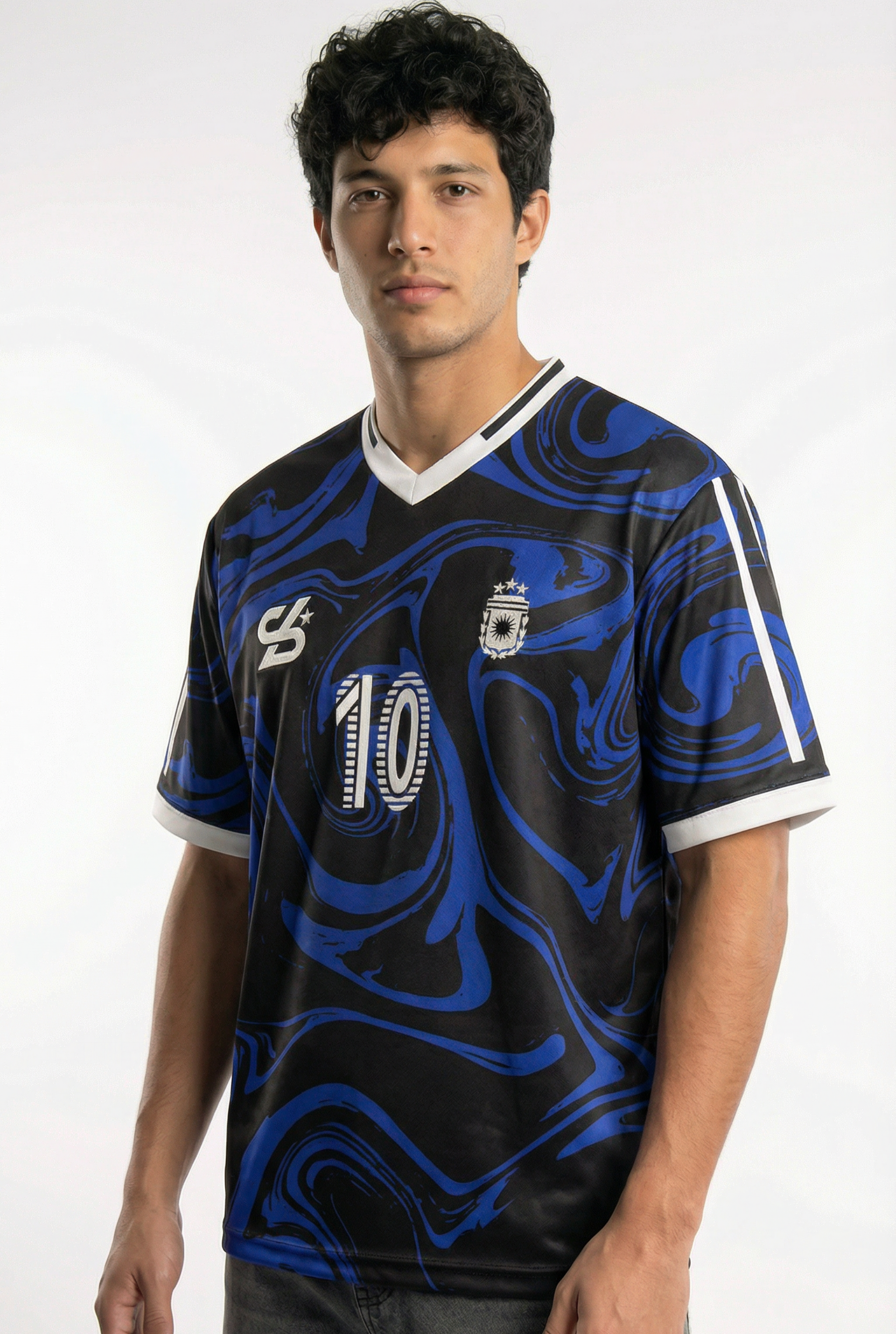 Black Edition Argentina Inspired Oversize Jersey