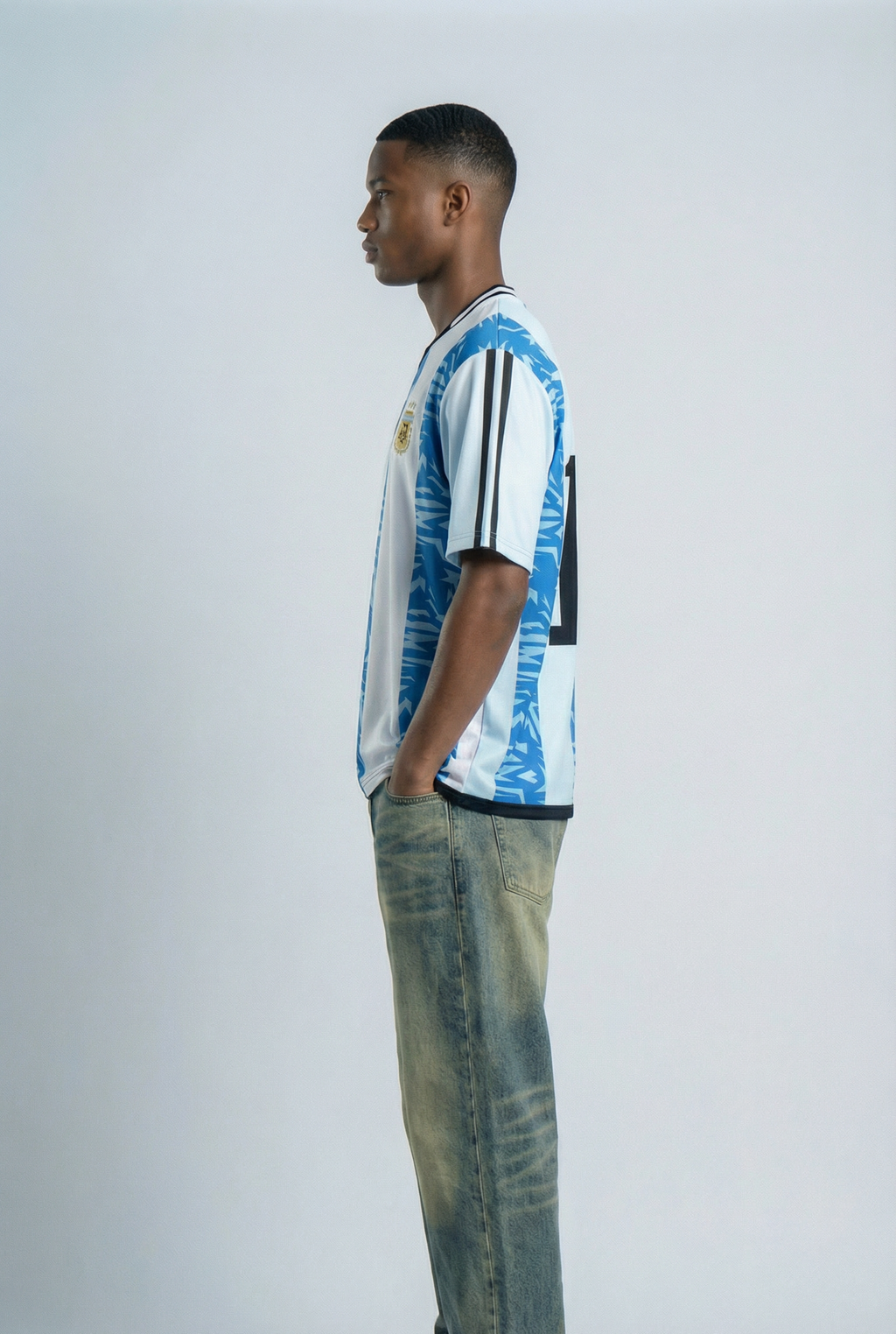 Argentina Inspired Oversize Jersey