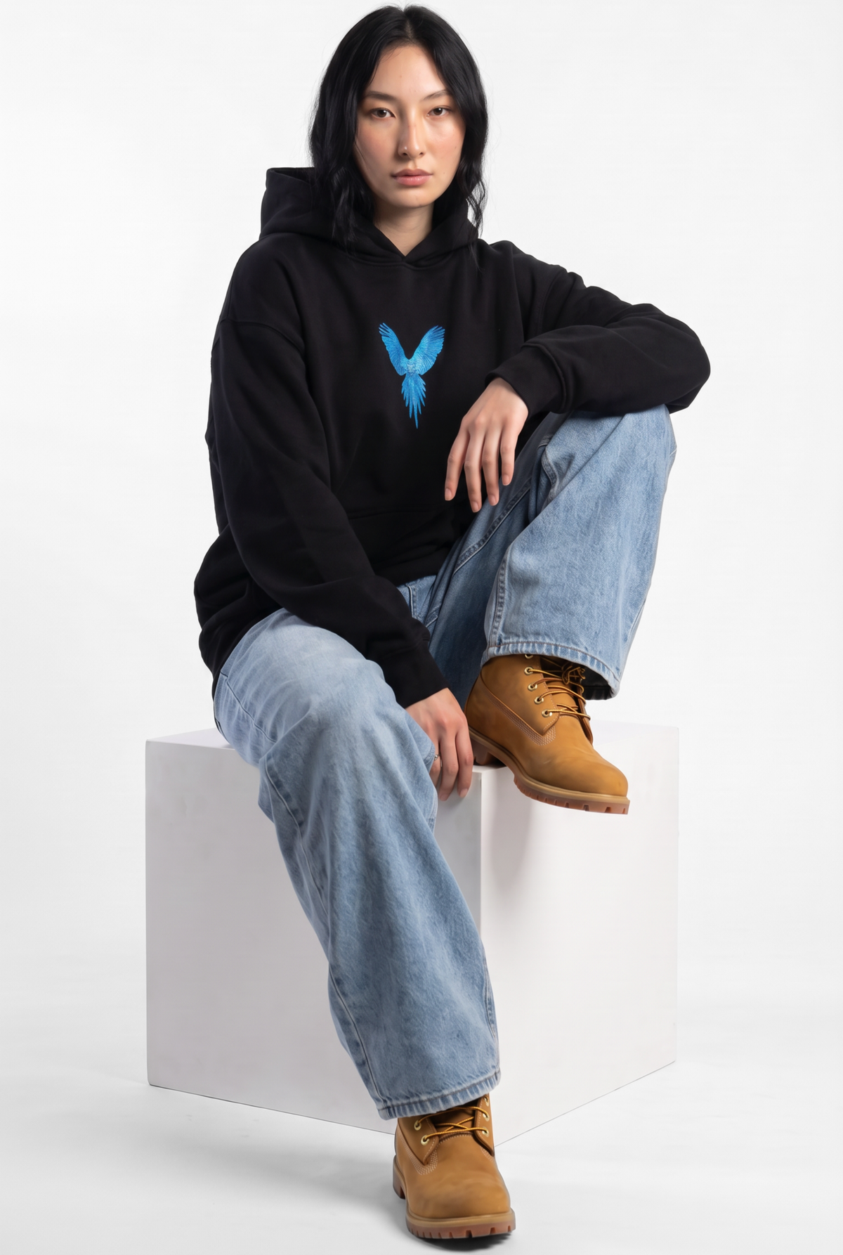 Loyalty Black Unisex Oversize Hoodie