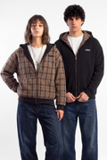 Unisex Reversible Oversize Zipper Hoodie Black Edition