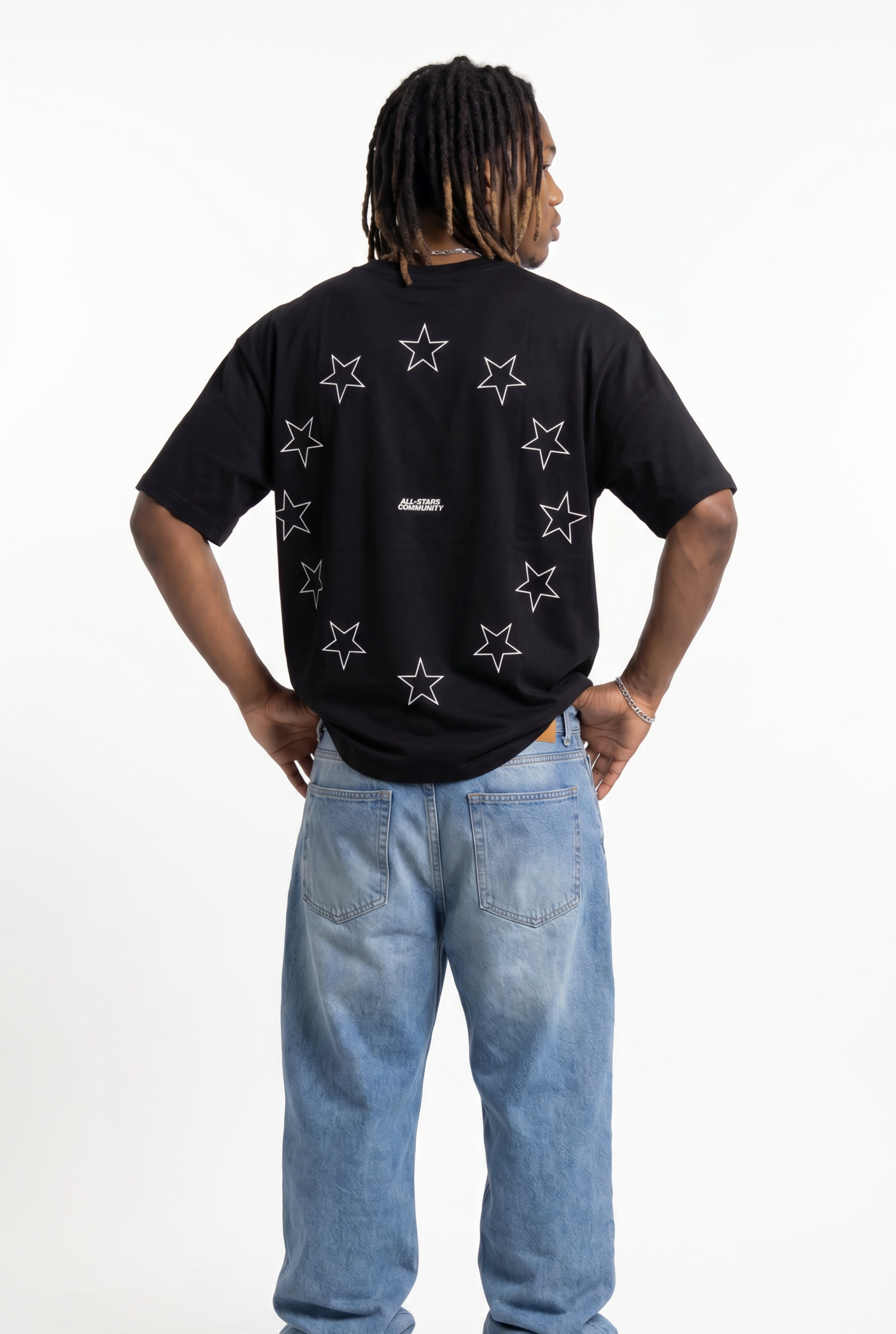 All-Stars Black Unisex Oversize T-Shirt