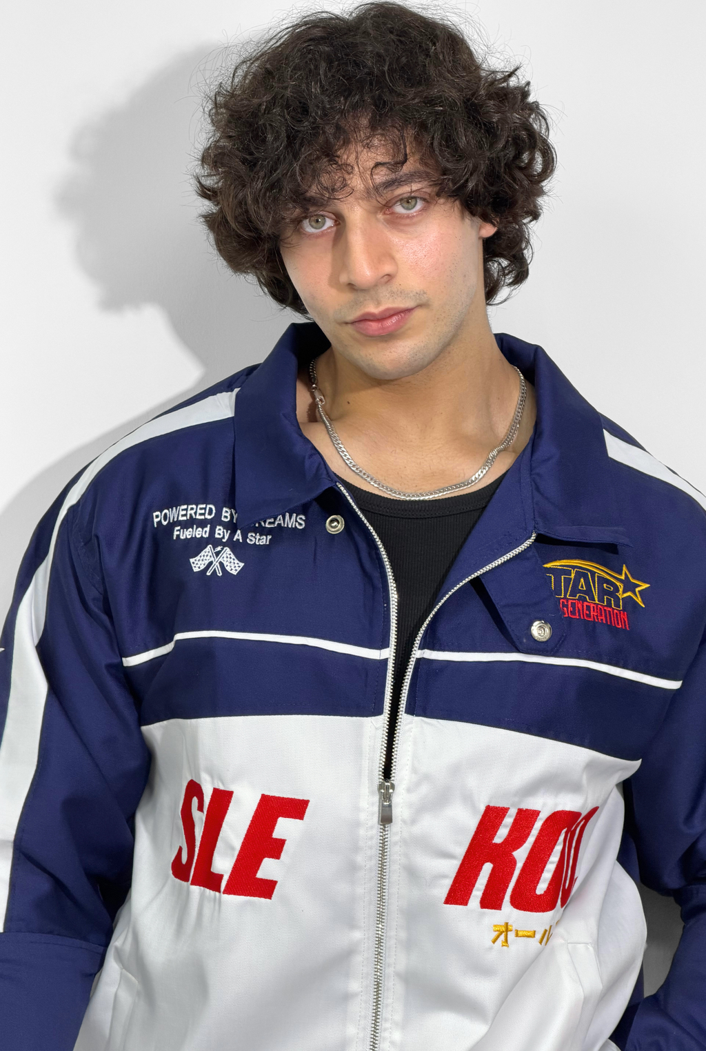 Unisex All-Stars Racing Jacket Navy Blue Edition