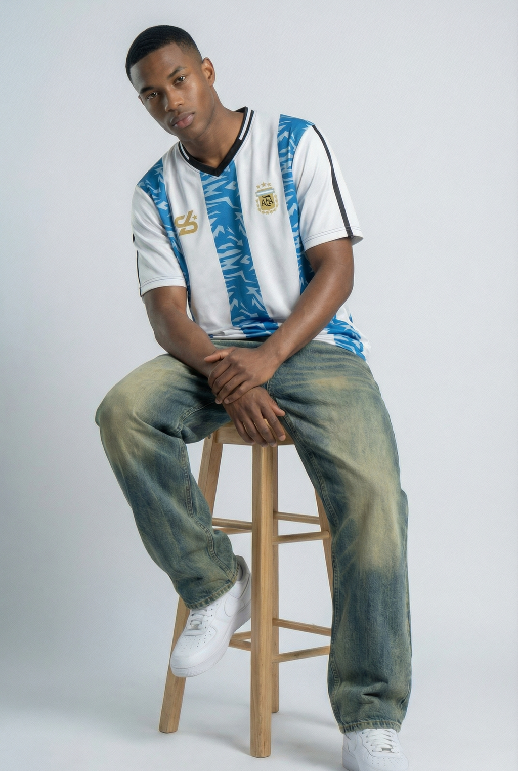 Argentina Inspired Oversize Jersey