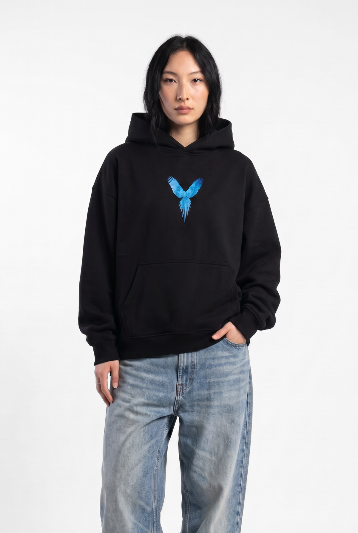Loyalty Black Unisex Oversize Hoodie