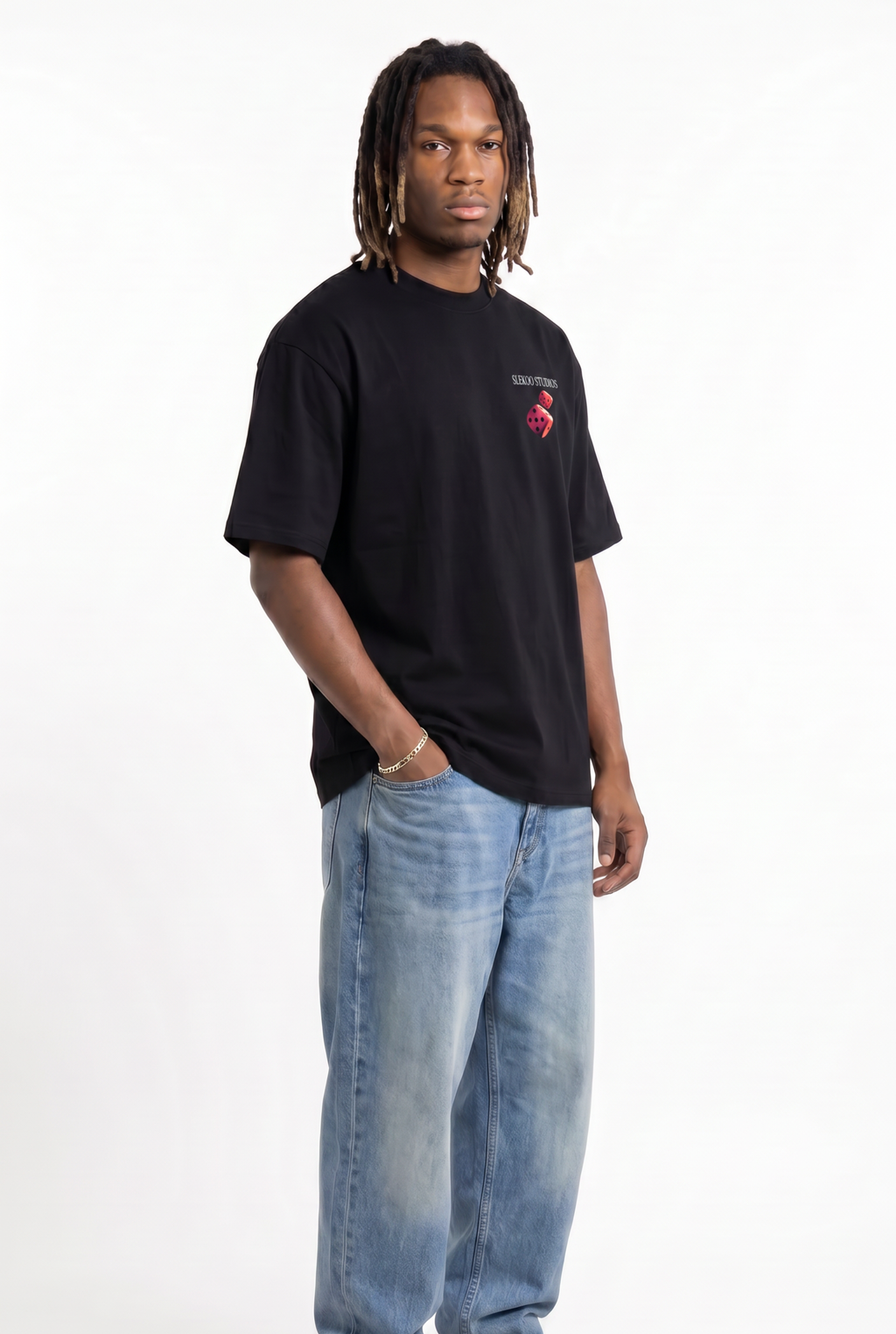 Against All Odds Black Unisex Oversize T-Shirt