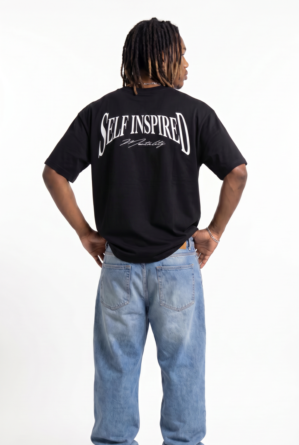 Mentality Black Unisex Oversize T-Shirt