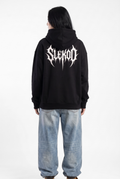 Metallic Black Unisex Oversize Hoodie