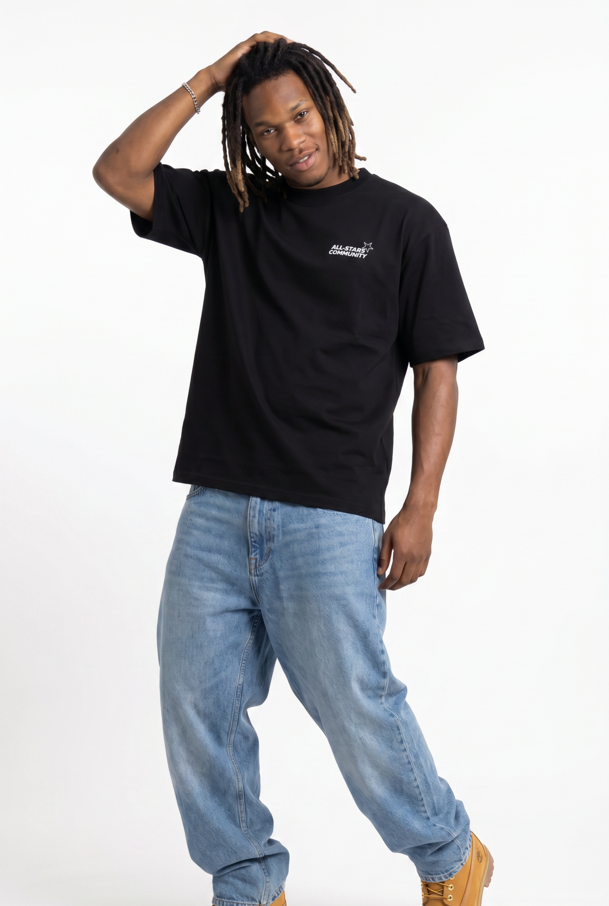 All-Stars Black Unisex Oversize T-Shirt