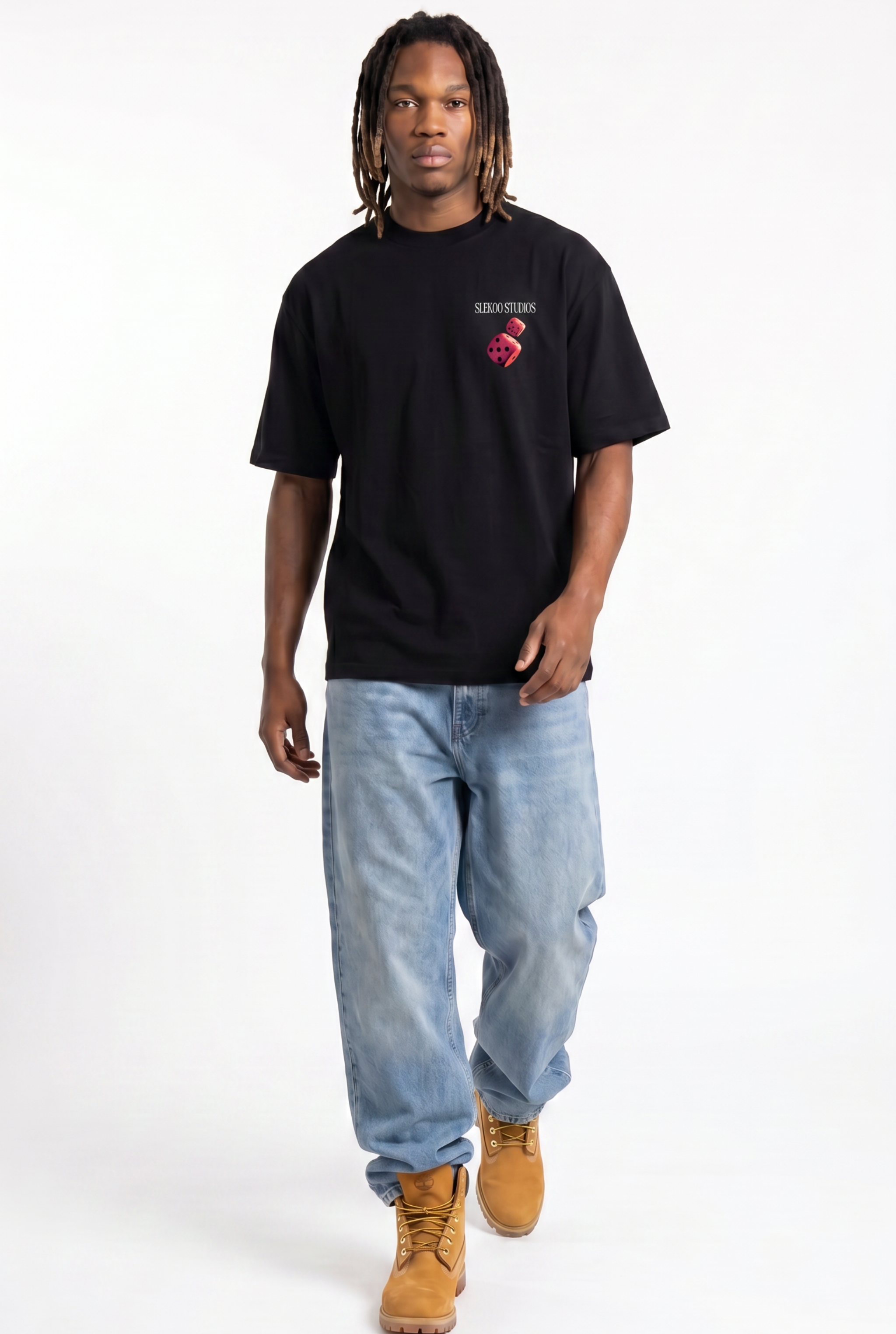 Against All Odds Black Unisex Oversize T-Shirt