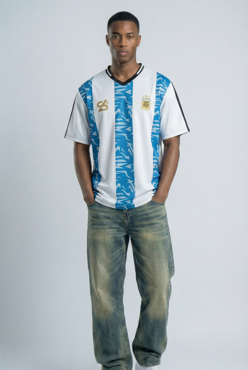 Argentina Inspired Oversize Jersey