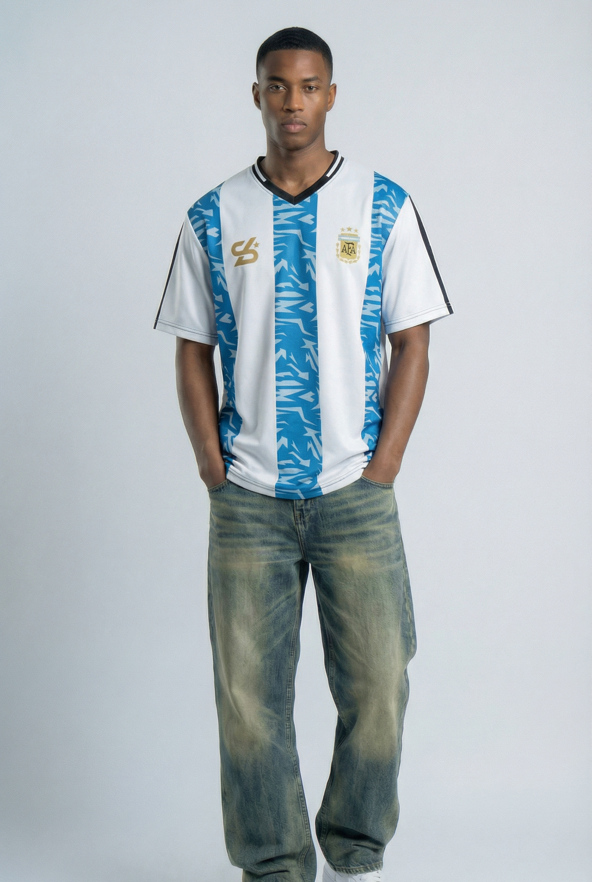 Argentina Inspired Oversize Jersey