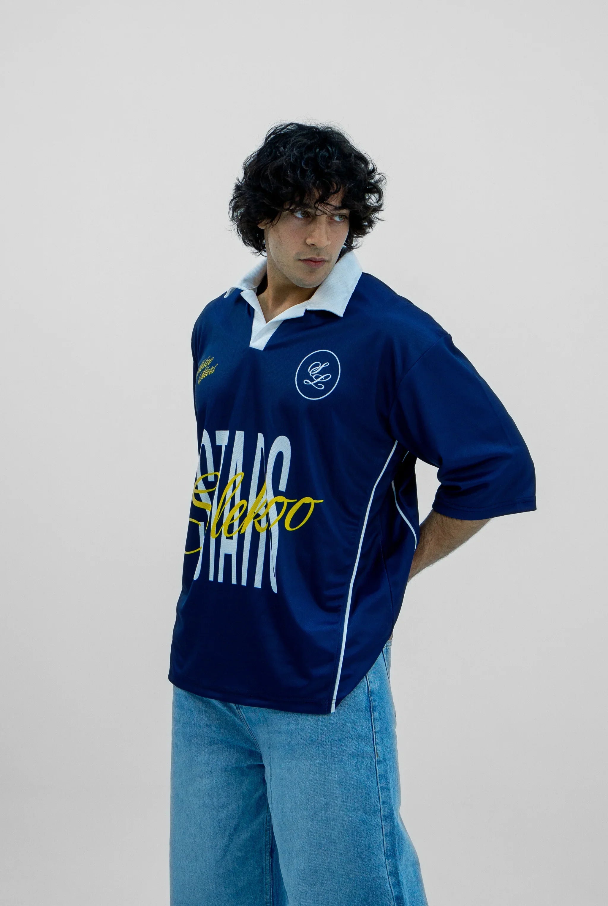 Unisex Polo All-Star Oversize Jersey Navy Edition