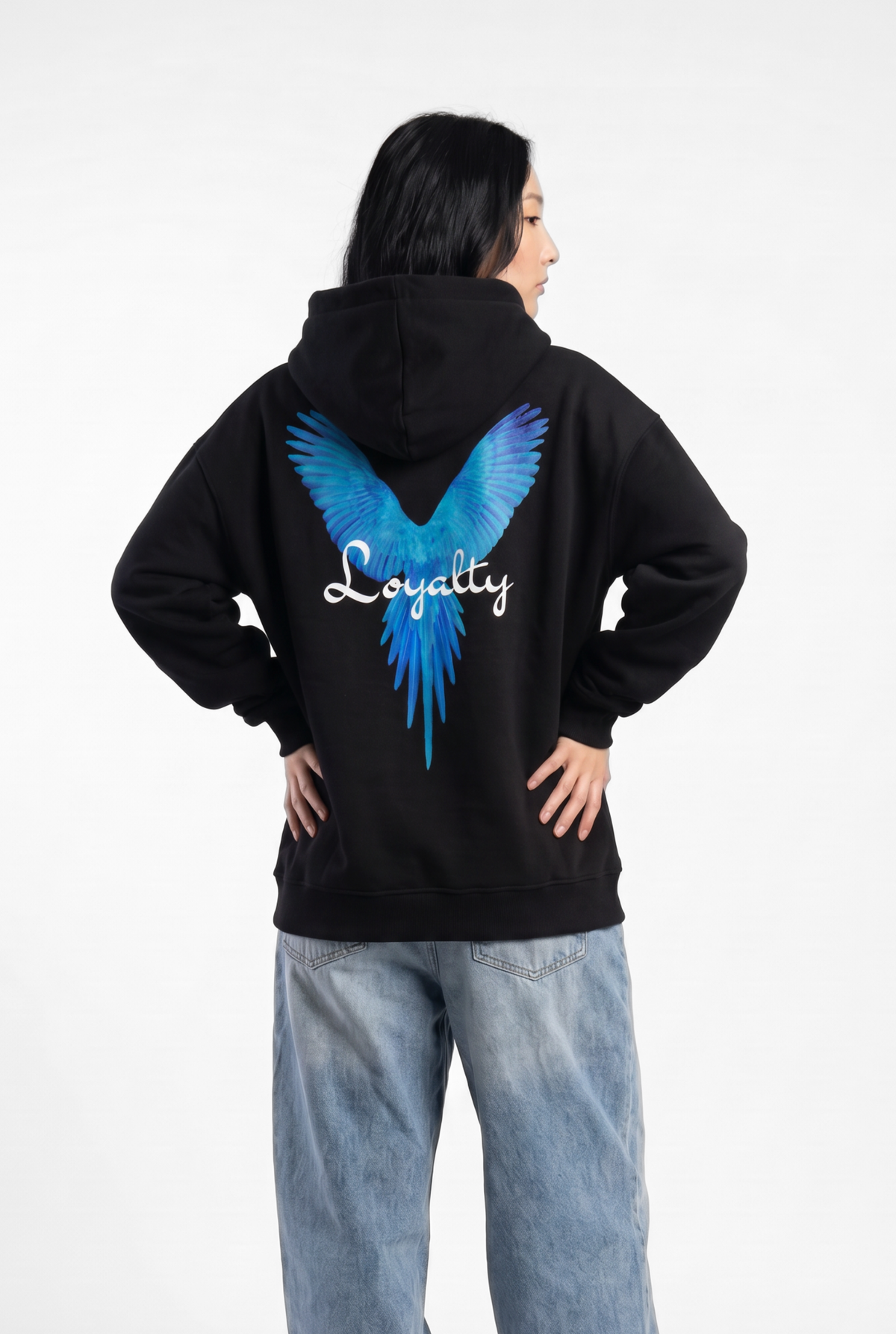 Loyalty Black Unisex Oversize Hoodie