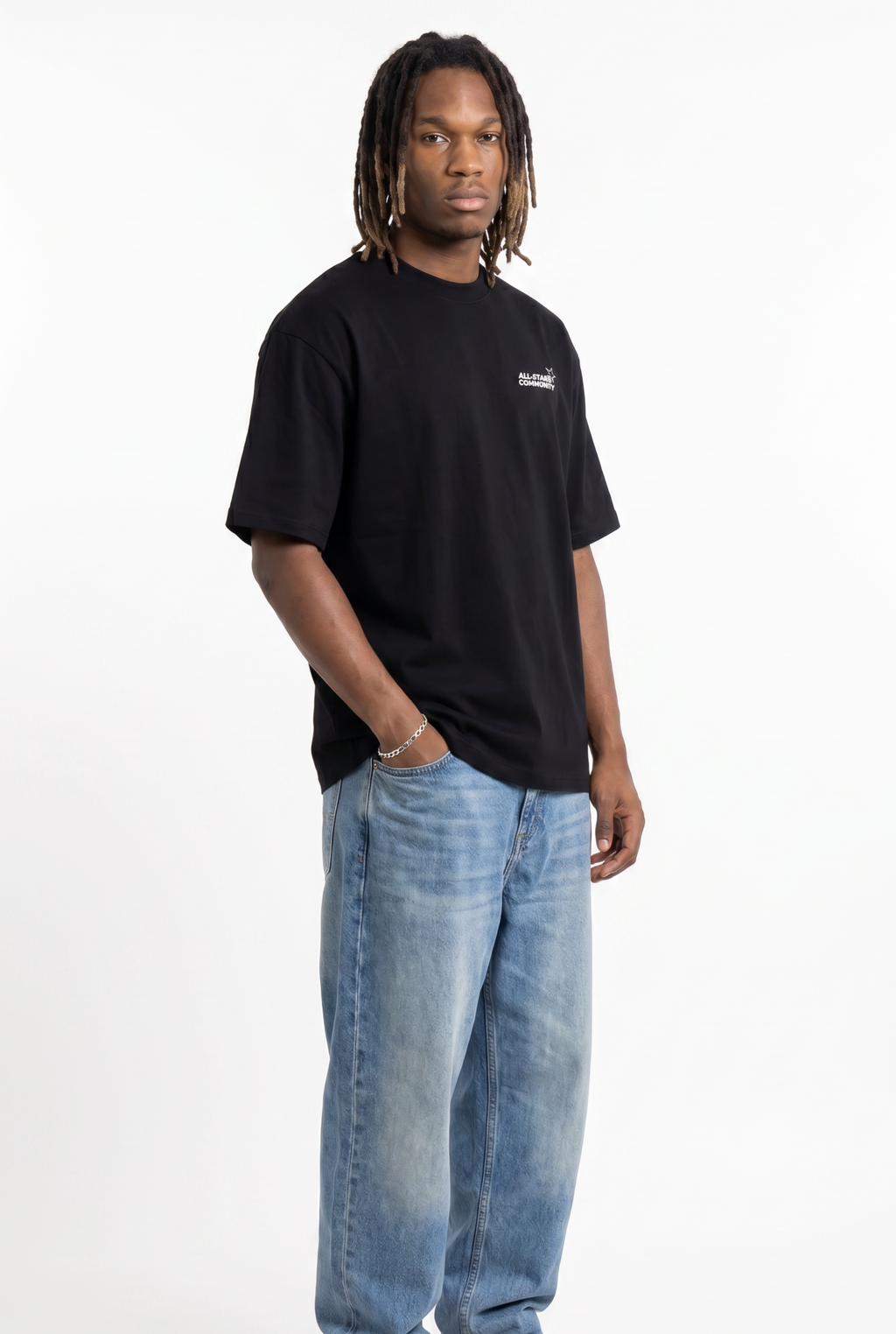 All-Stars Black Unisex Oversize T-Shirt