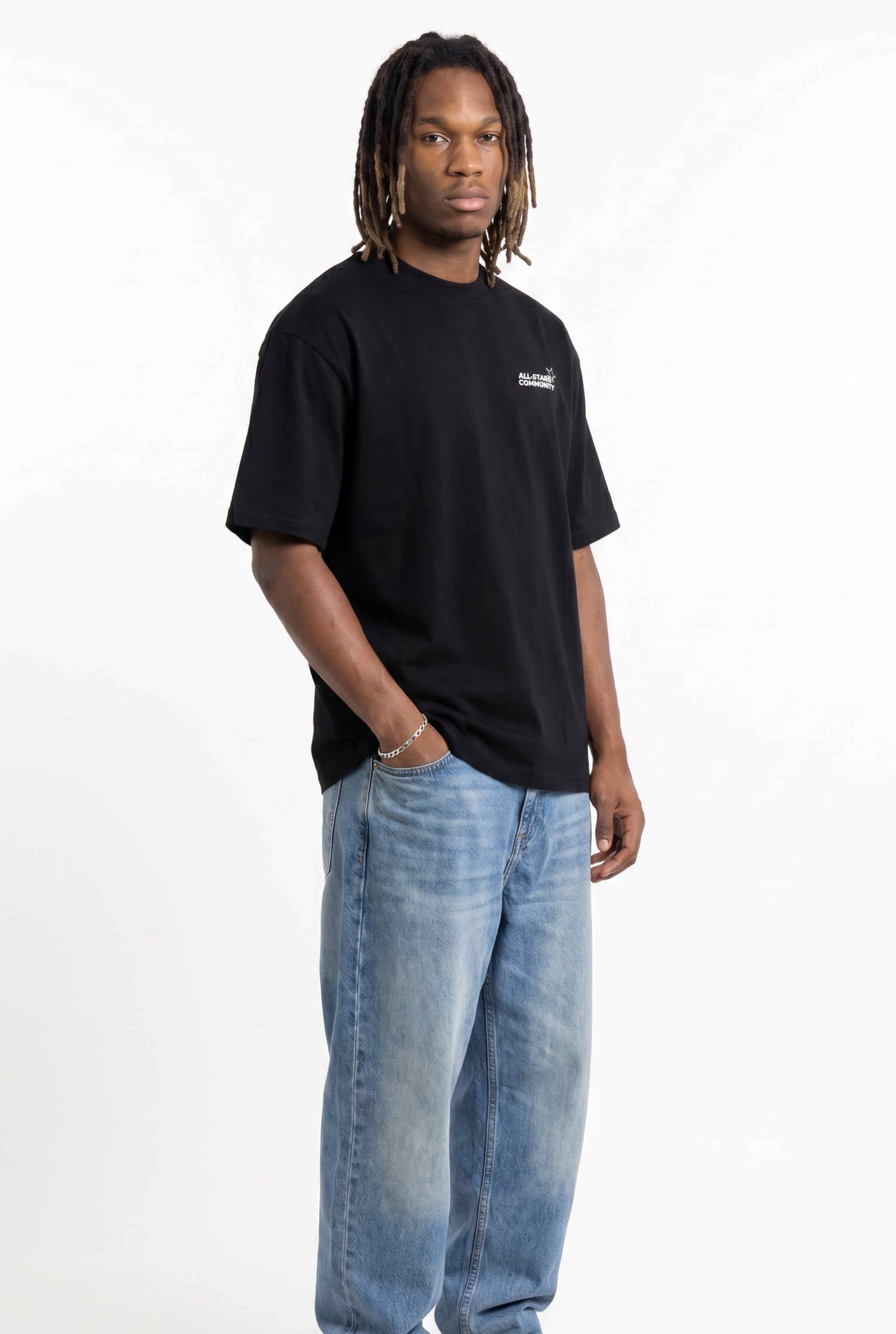 All-Stars Black Unisex Oversize T-Shirt