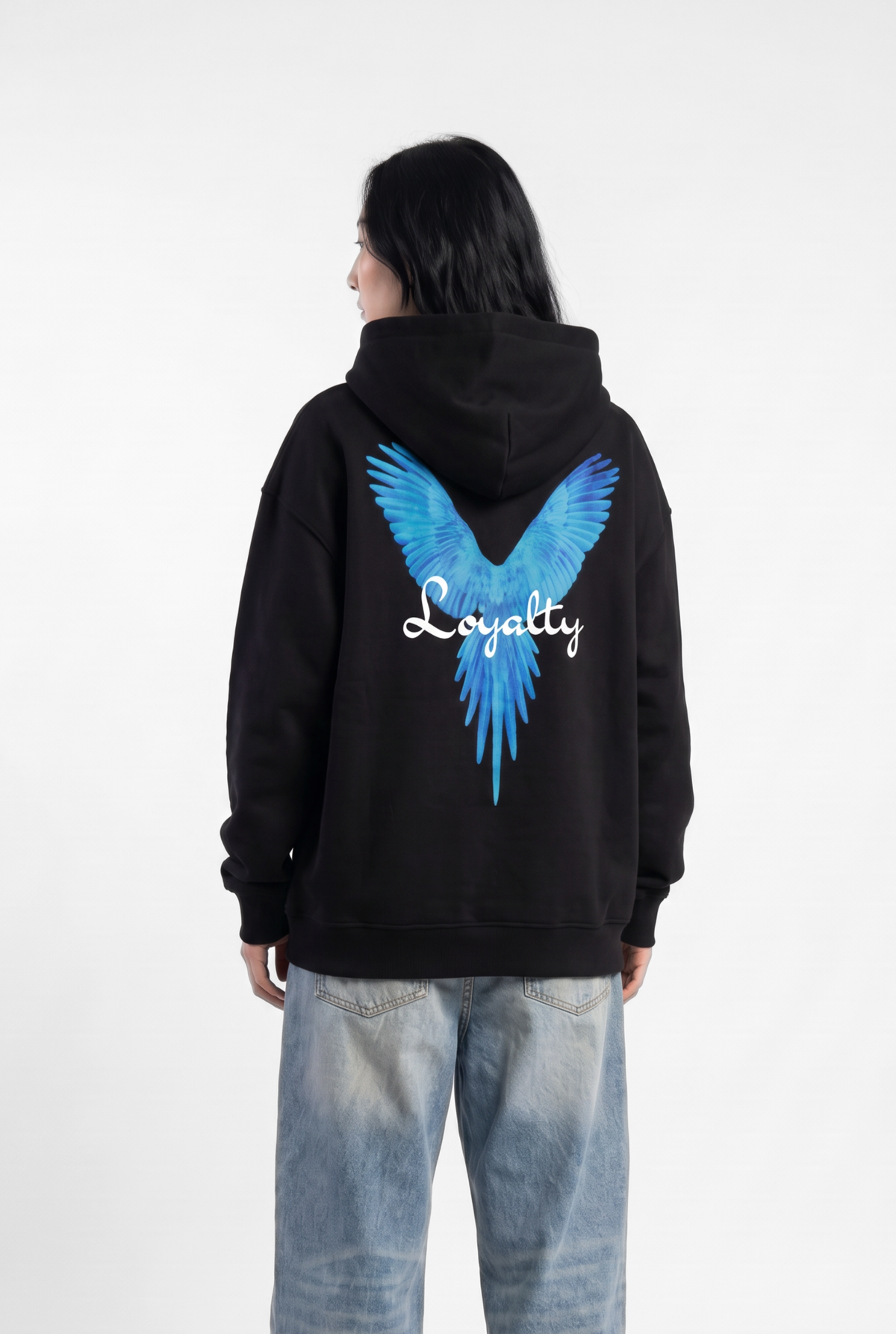 Loyalty Black Unisex Oversize Hoodie
